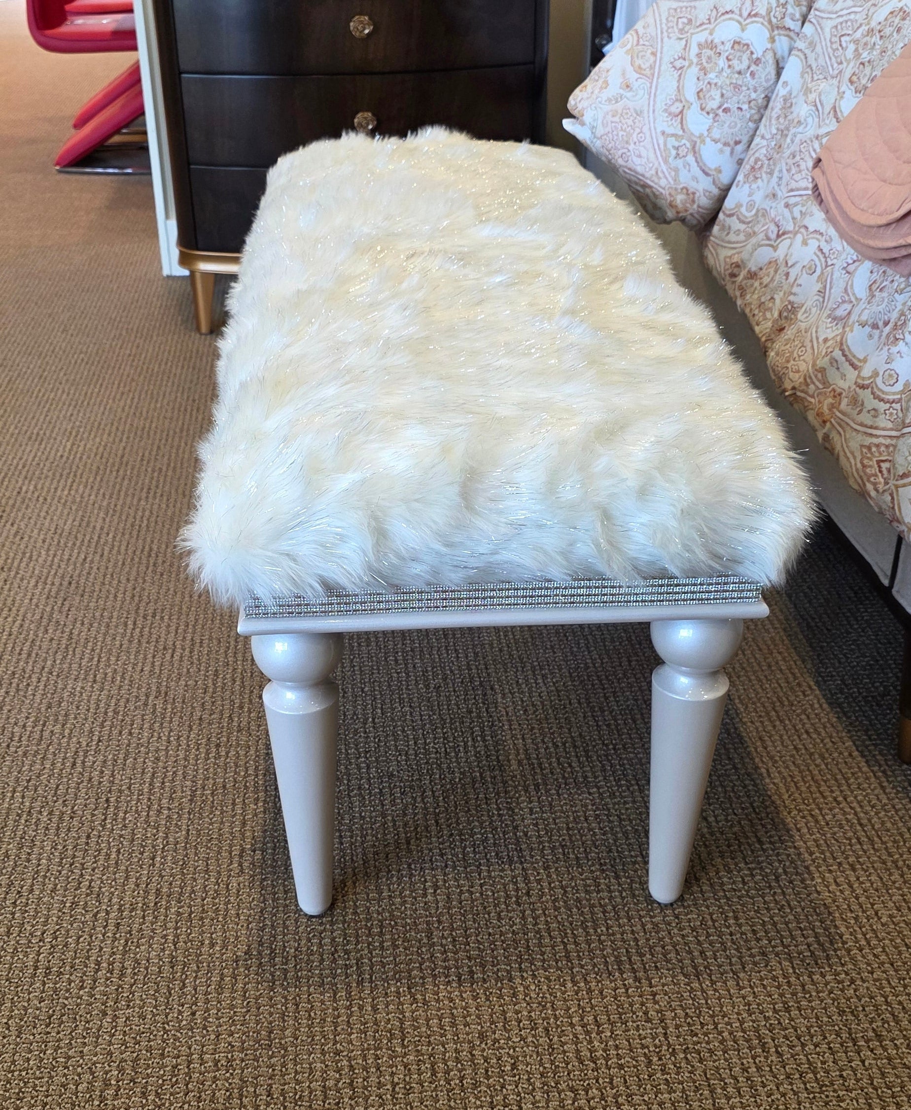 Glimmering Heights Upholstered Bench