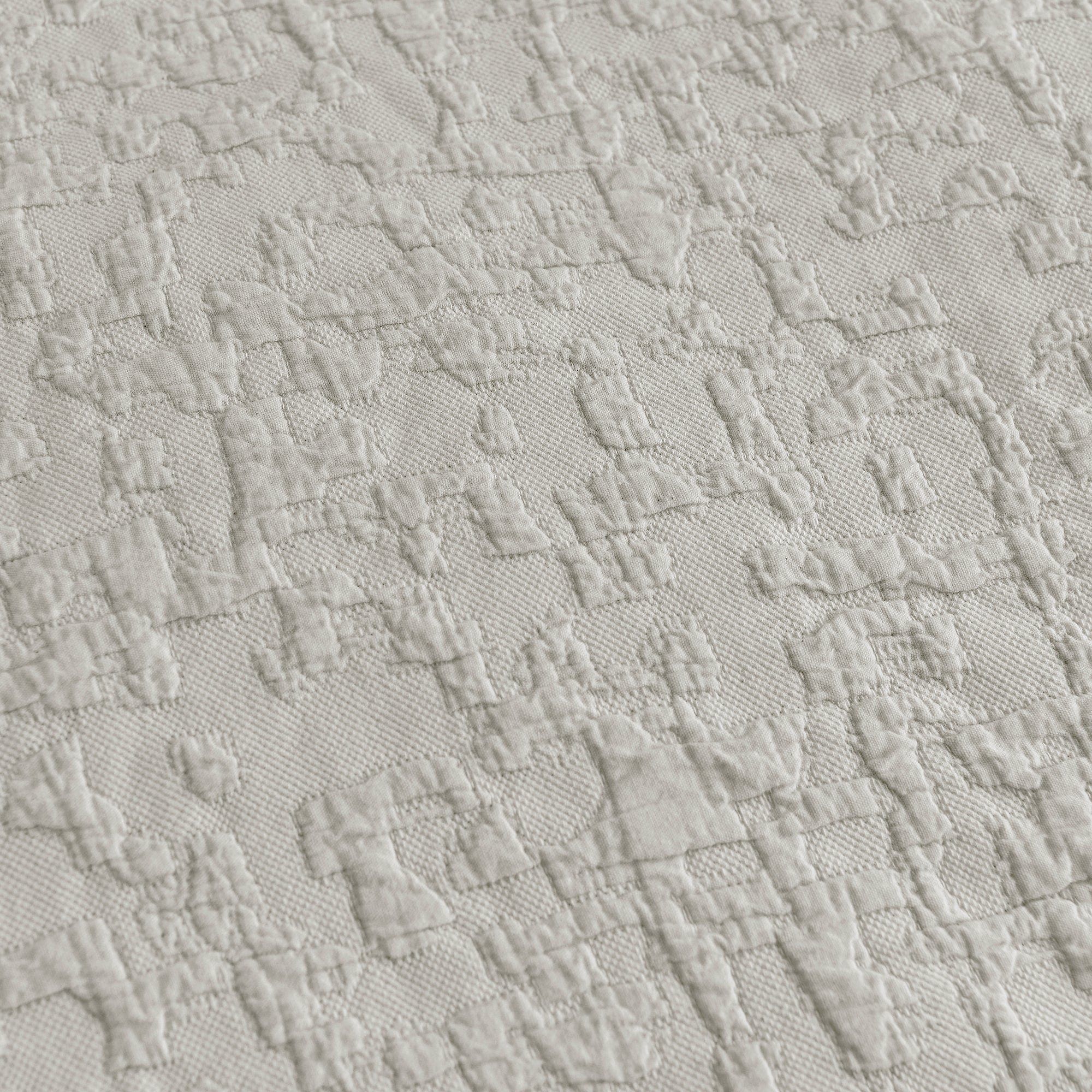 Porto Matelasse - Twin Duvet Cover Set (Set of 2) - Light Taupe