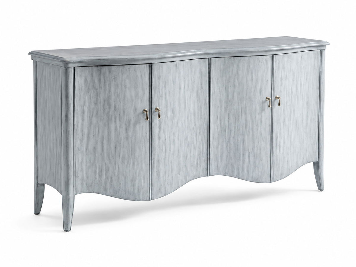 Bauer - Four Door Cabinet - Silver