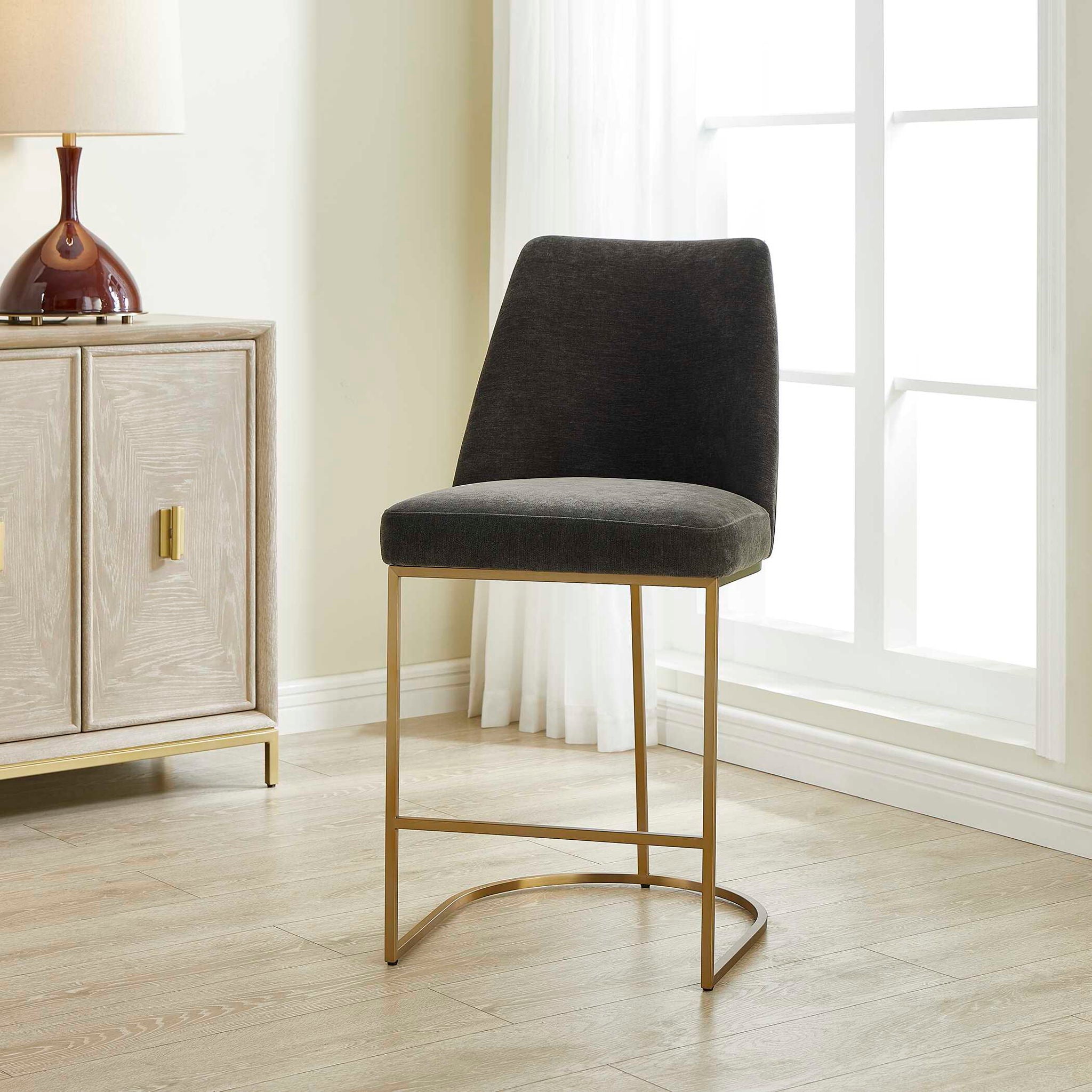 Hanni - Counter Stool - Charcoal