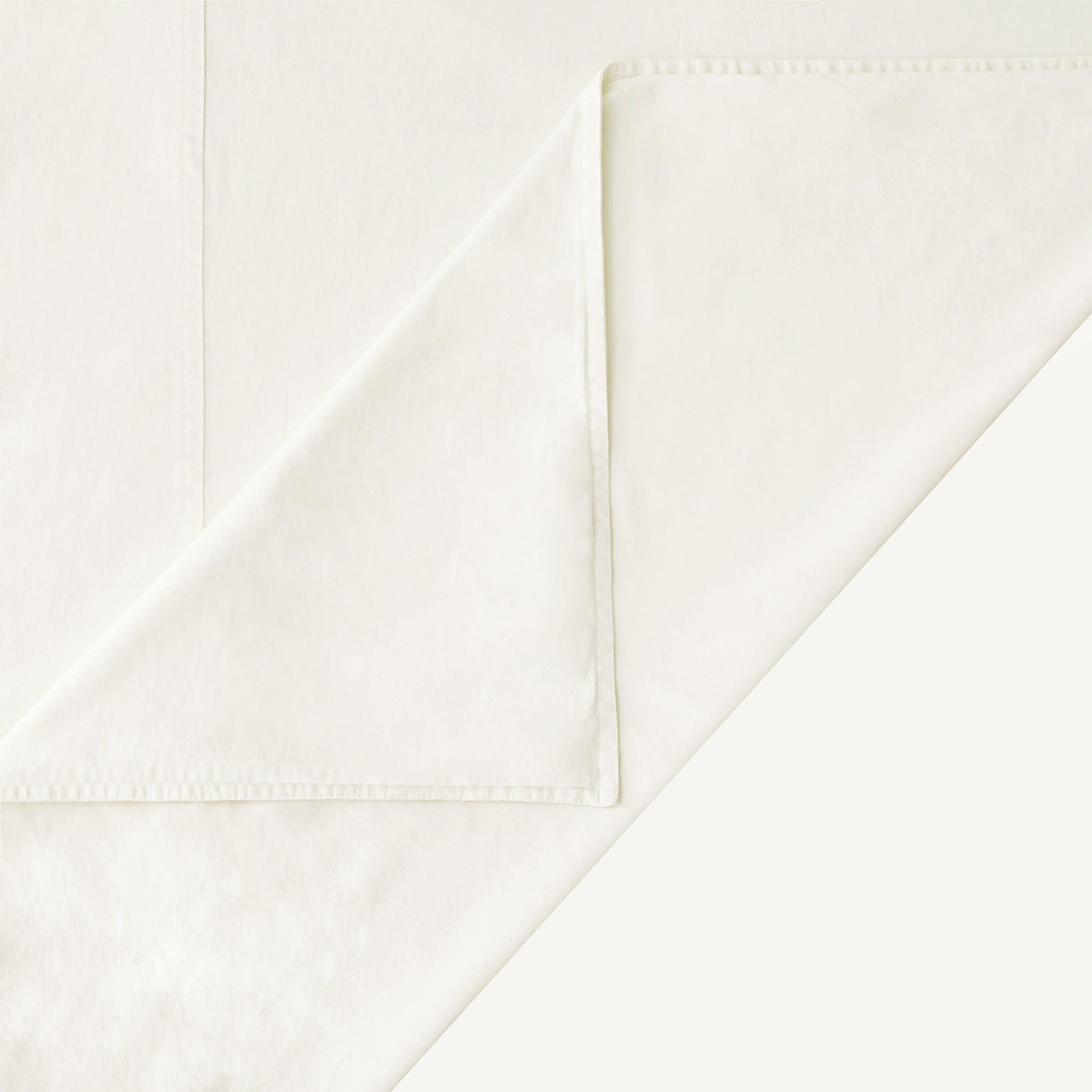 Cotton Canvas - King Stonewashed Duvet Cover Set (Set of 3) - Natural