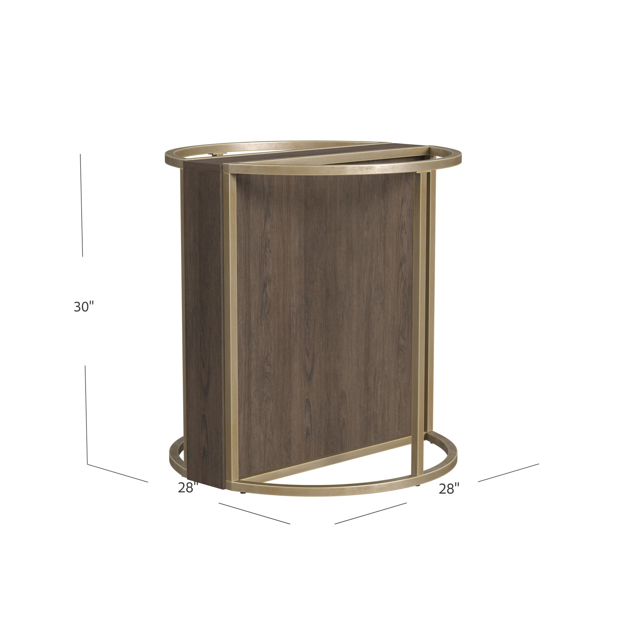 Stefan - Dining Table Base - Champagne