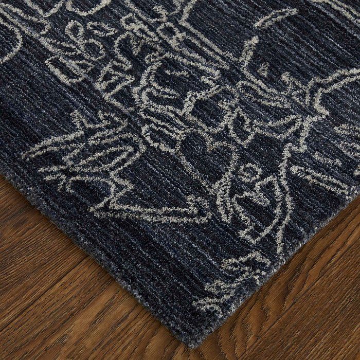 WHITTON Collection - 8891F Navy/Ivory
