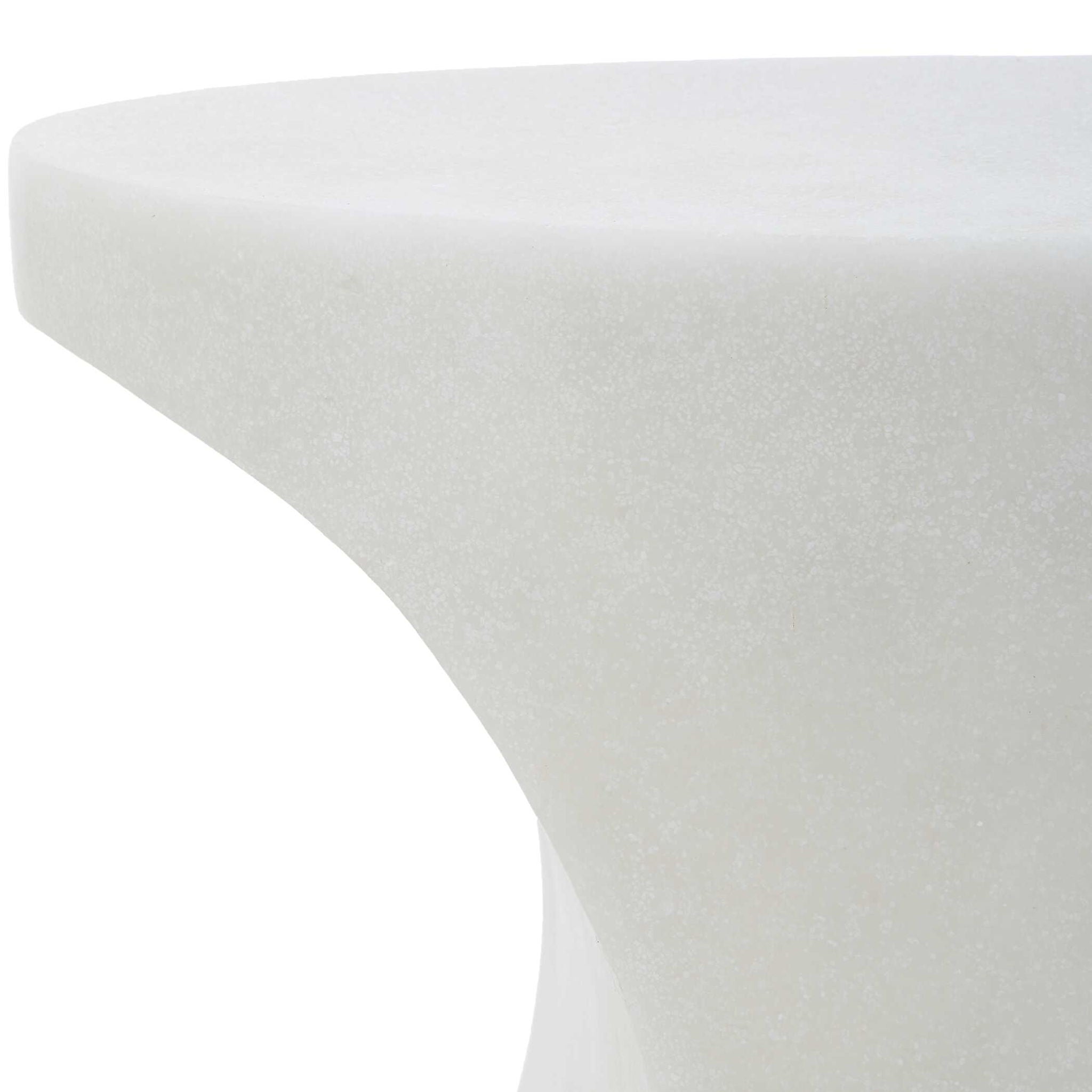 Stevie - Indoor-Outdoor Accent Table - White