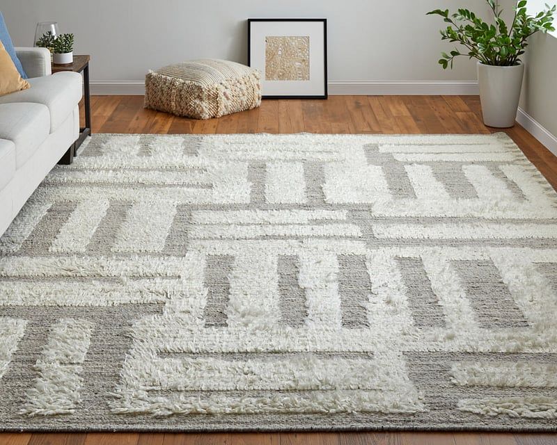 ASHBY Collection - 8909F Ivory/Gray