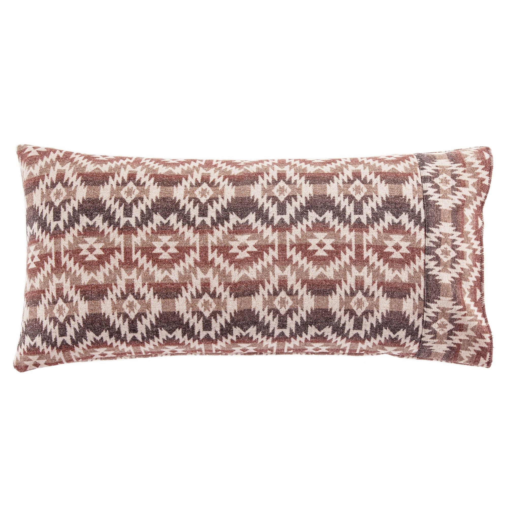 Mesa - 20" x 40" Wool Blend Self Cuff Pillowcase - Multi Color