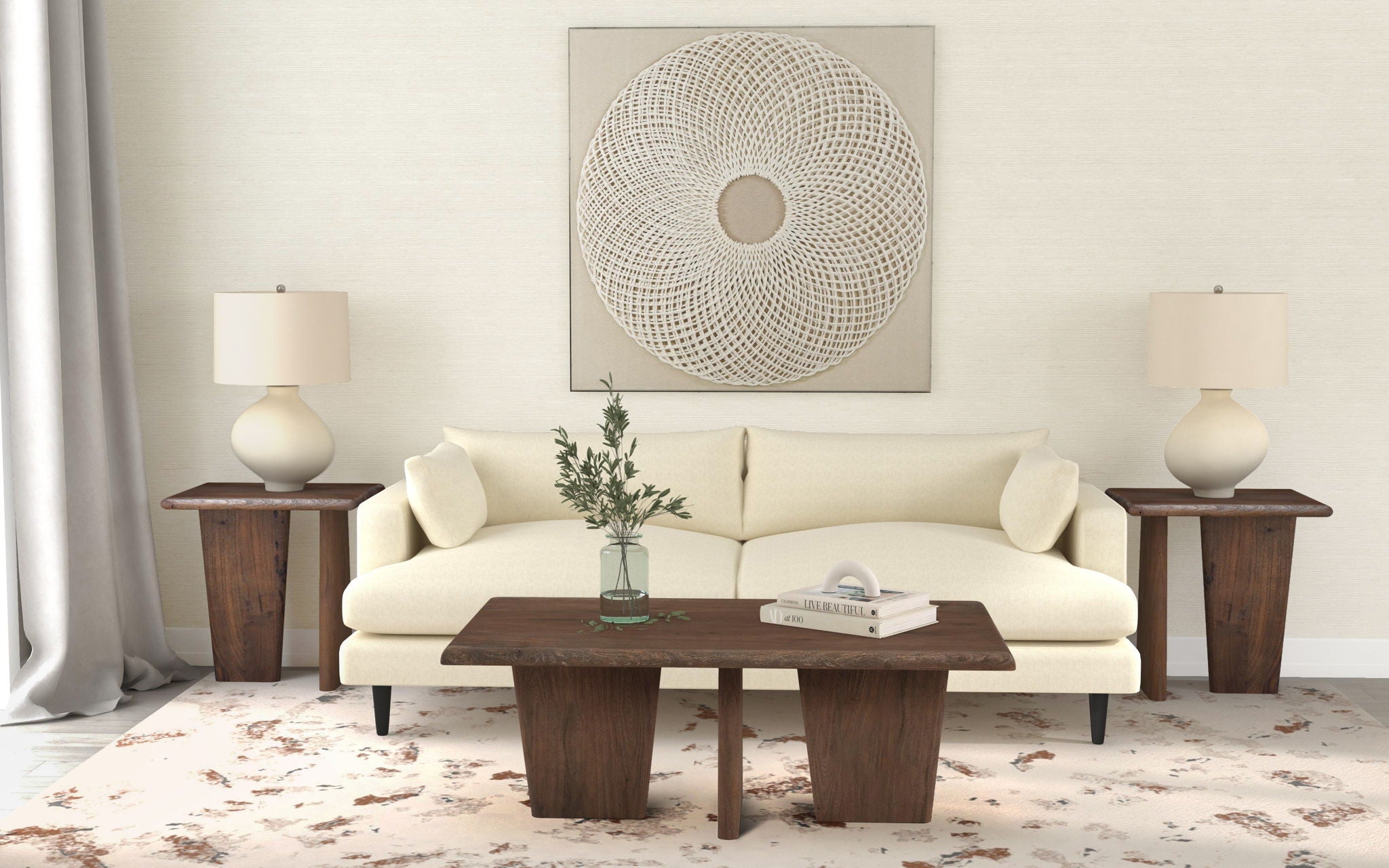 Fleetwood Canvas Art - Beige