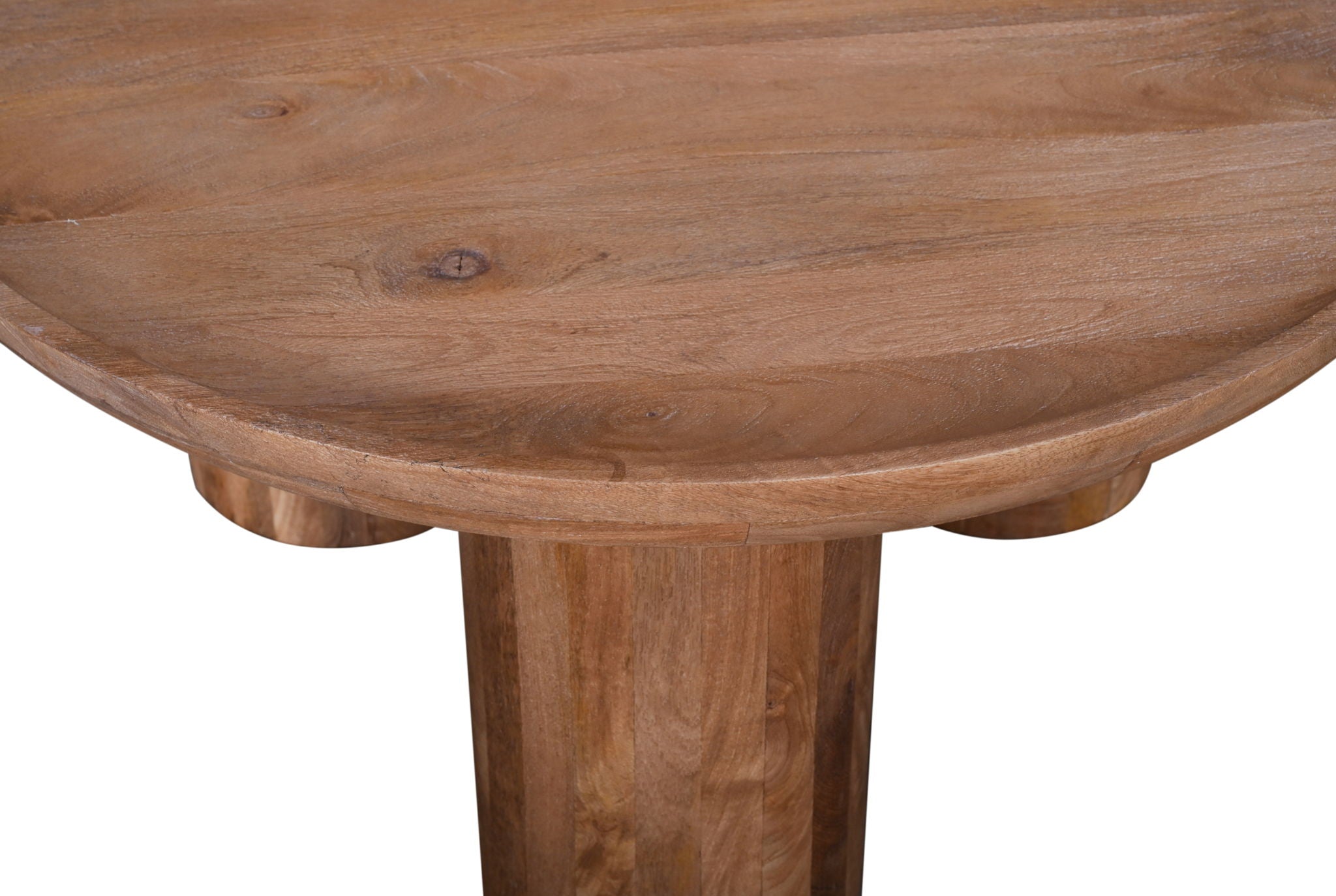 Blair - Round Cocktail Table Top - Dark Brown