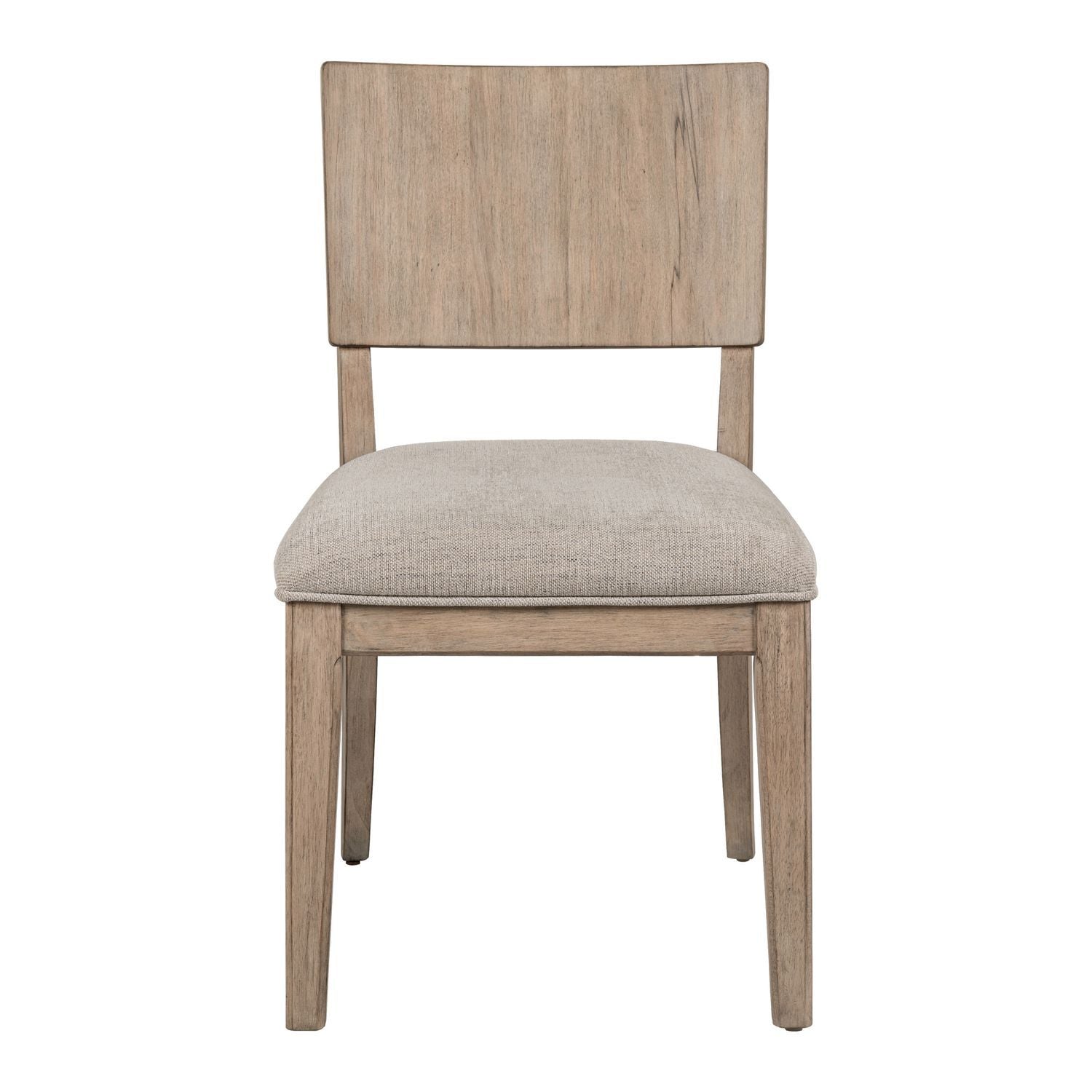 Proximity Place - Panel Back Side Chair - Barley Buff