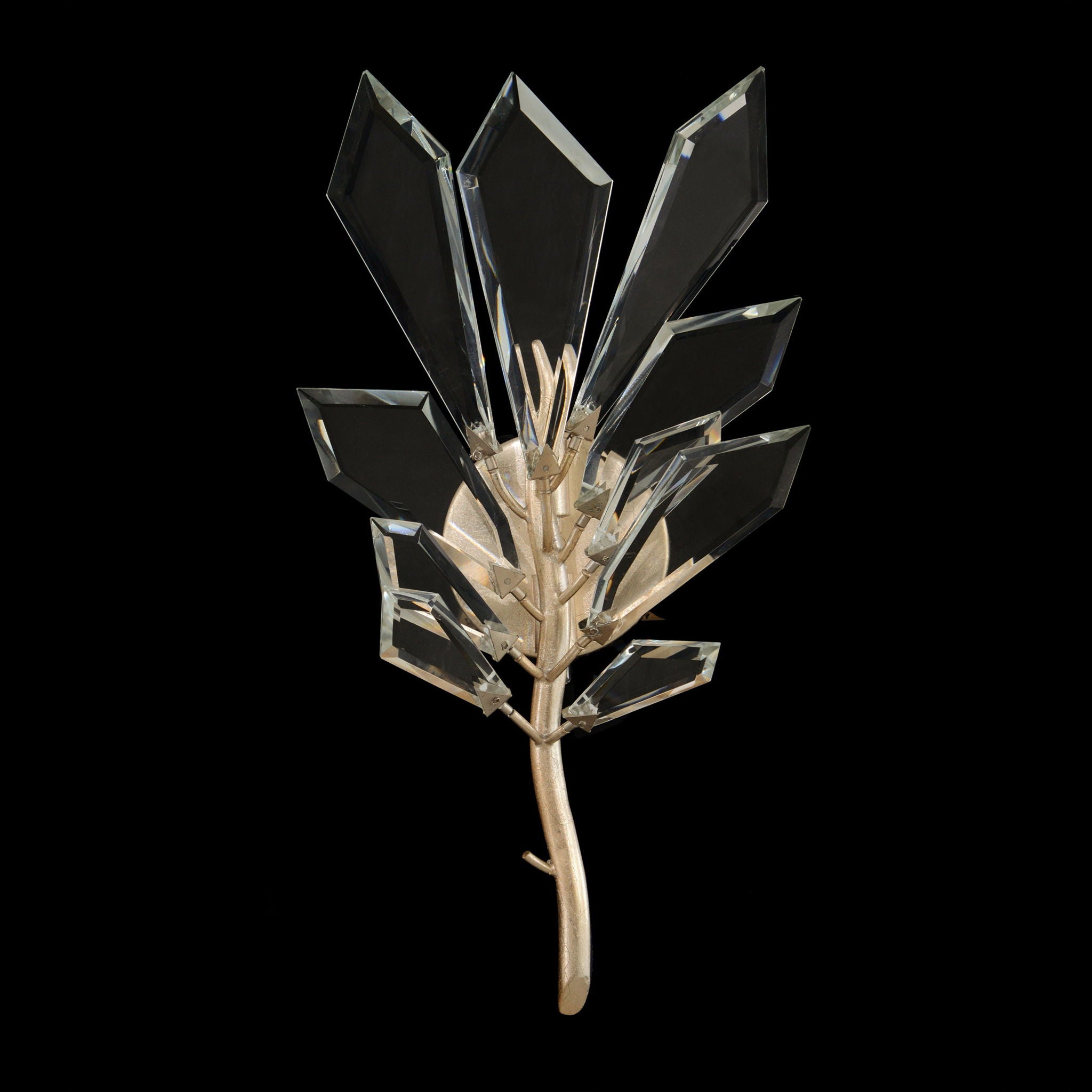 Kōtta Single-Light Cut-Crystal Wall Sconce