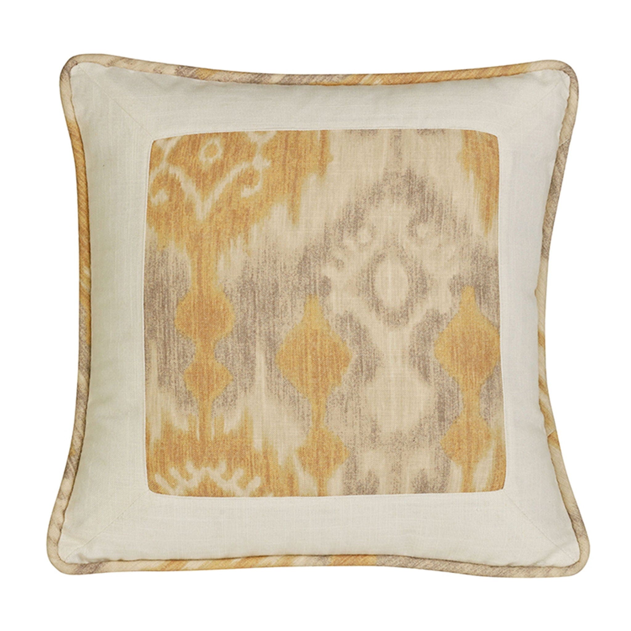 Casablanca - Framed Pillow - Tan / Orange