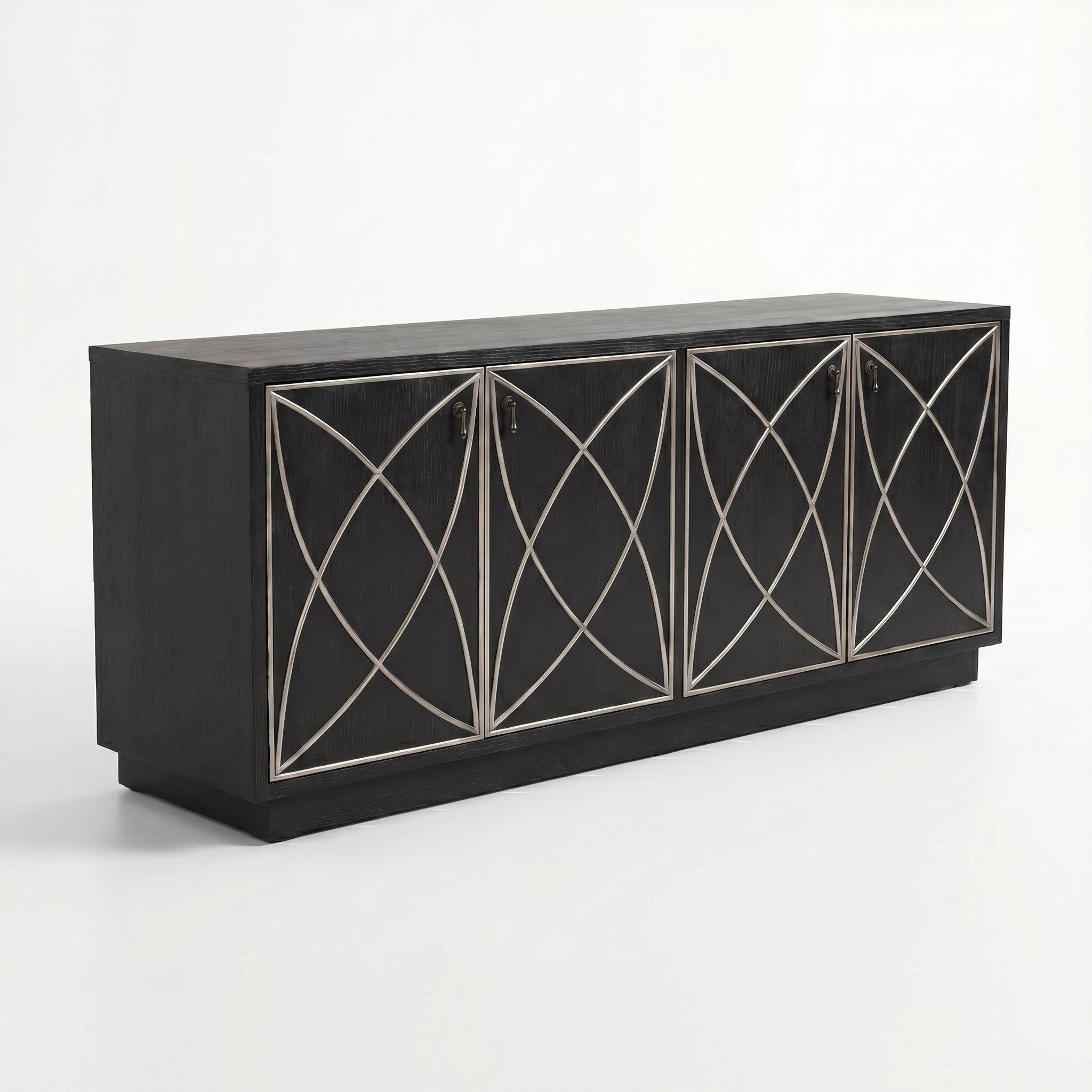 Julian - Four Door Cabinet - Black