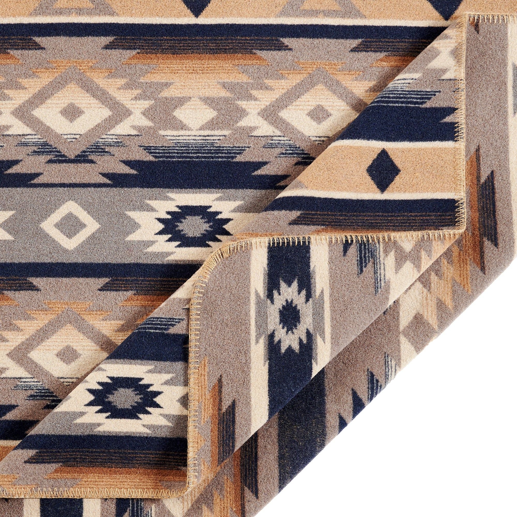 Taos - King Wool Blend Blanket - Multi Color