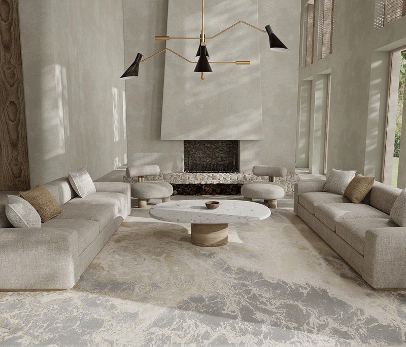 AURA Collection - 3563F Beige/Gray
