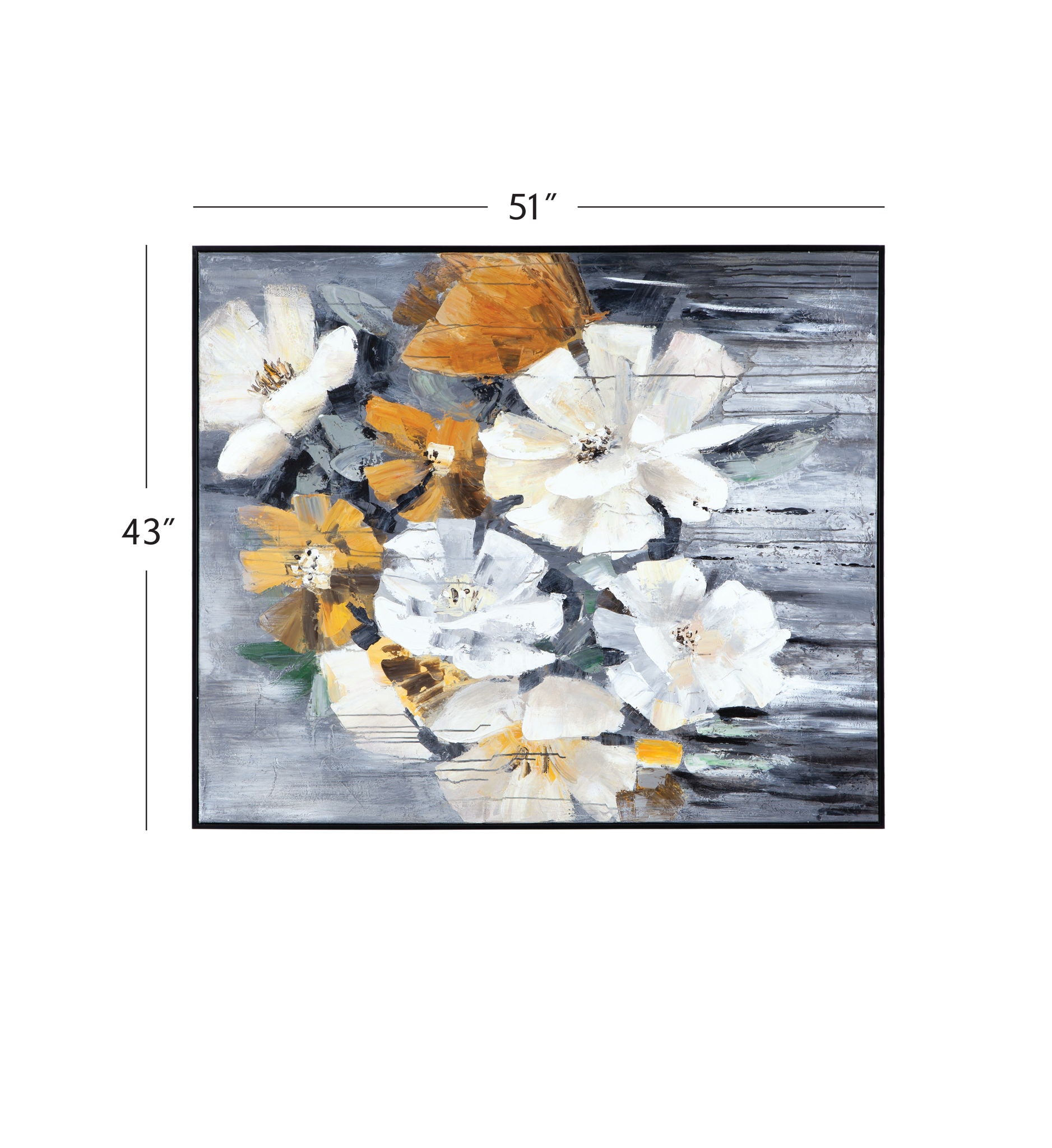 Celedon Canvas Art - Dark Gray