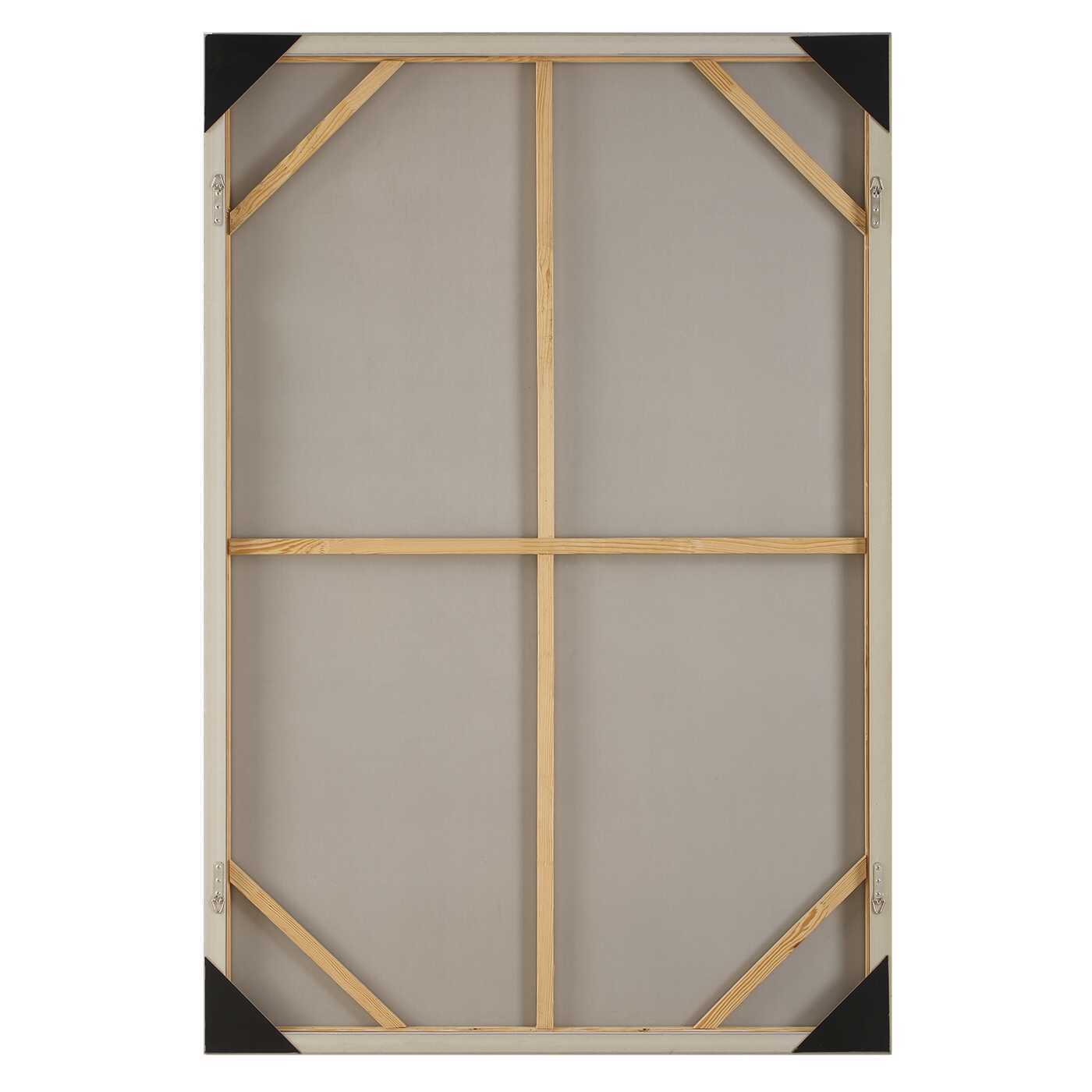 Remedy - Hand Painted Modern Canvas - Brown / Gray / White / Woodtone