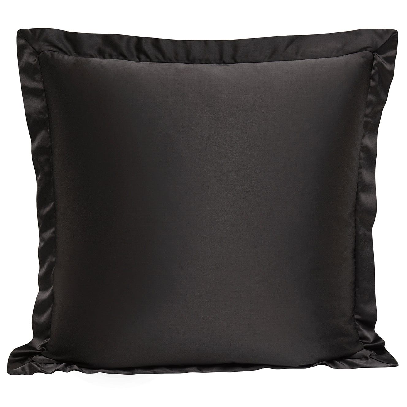 High Shine Satin - Euro Sham - Espresso