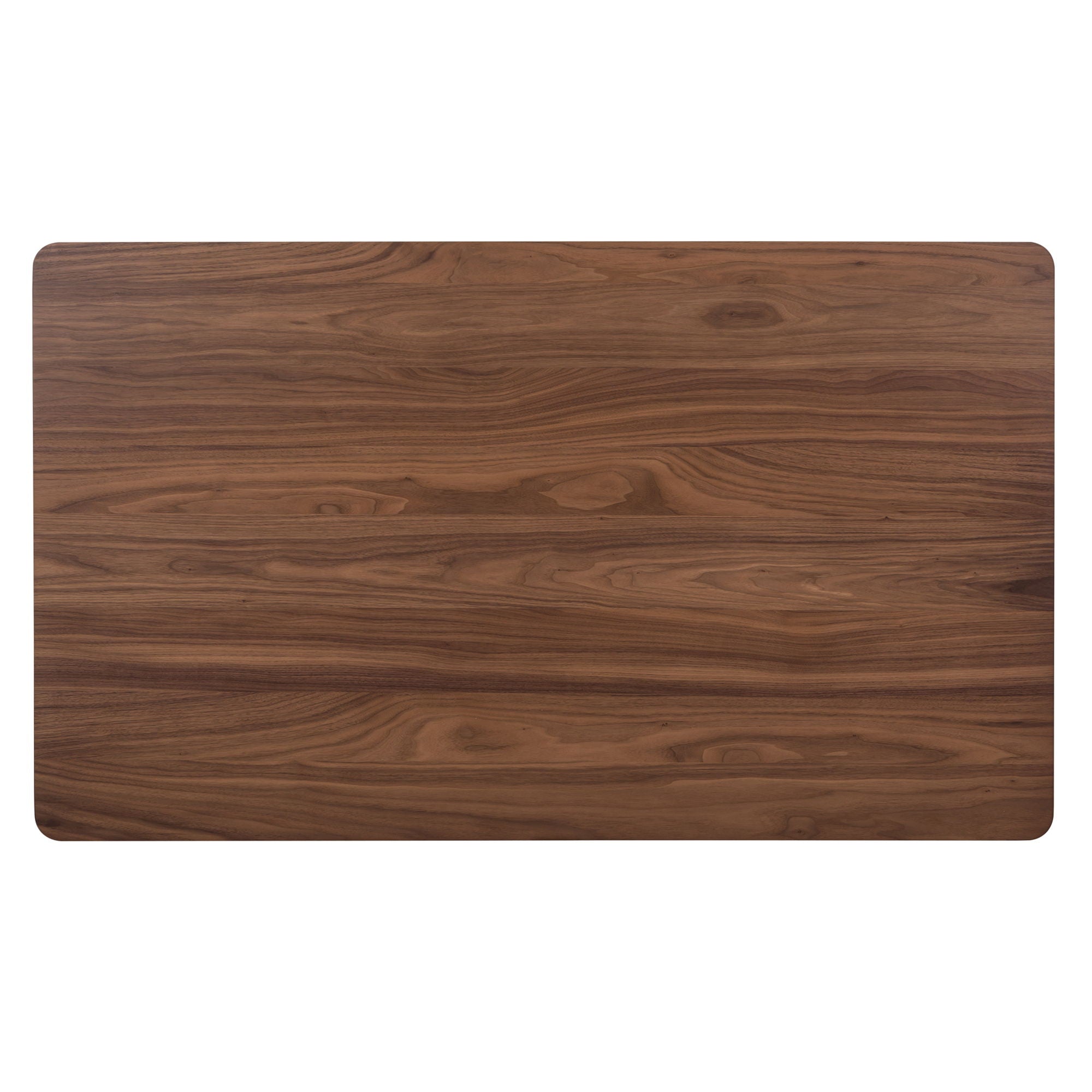 Space Savers - Rectangular Leg Table - Walnut / Brown