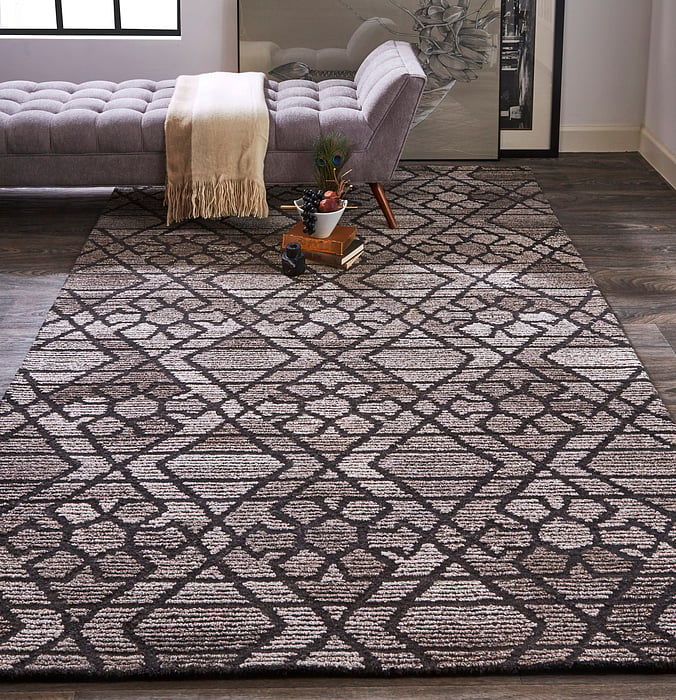 ASHER Collection - 8766F Gray/Charcoal