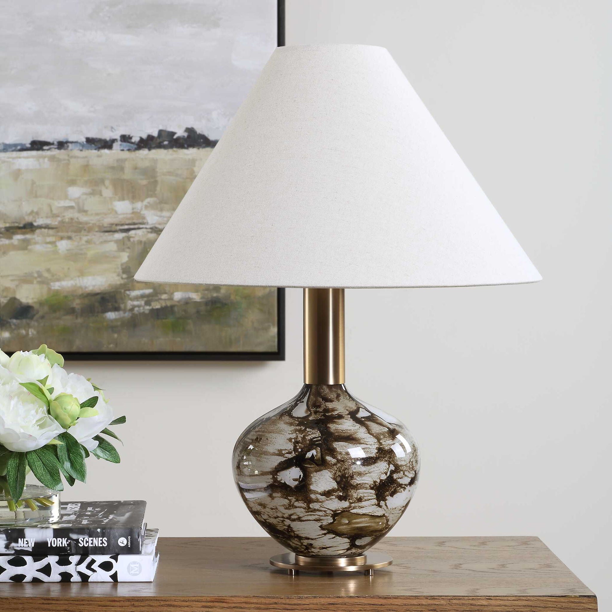 Montagu - Table Lamp - Dark Brown