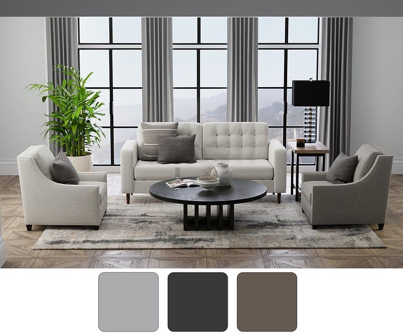RICHMOND Collection - 39R7F Gray/Brown