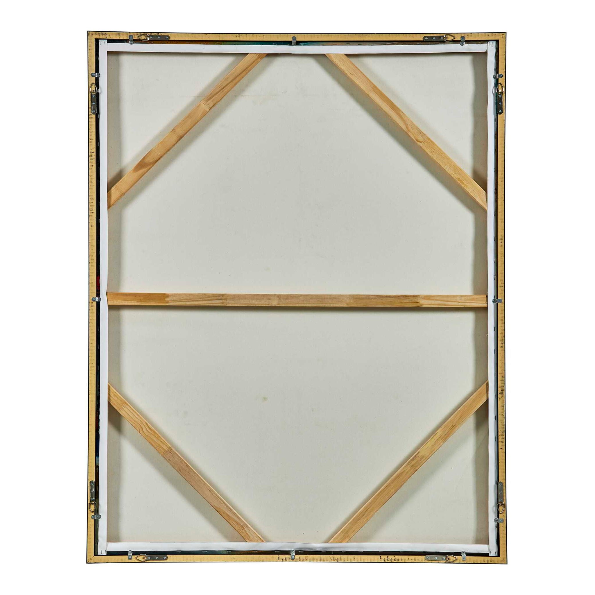 Painters High - Revisited Framed Abstract Art - Gold