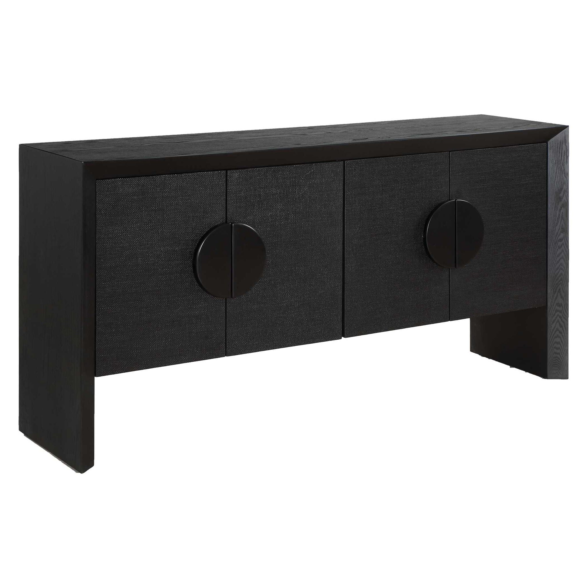 Williams - 4 Door Cabinet - Black