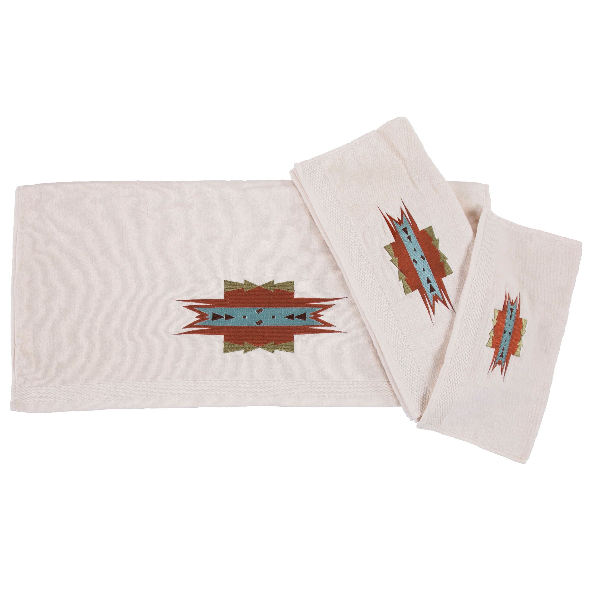 Mesa - Towel Set (Set of 3), 2 Per Carton - Cream