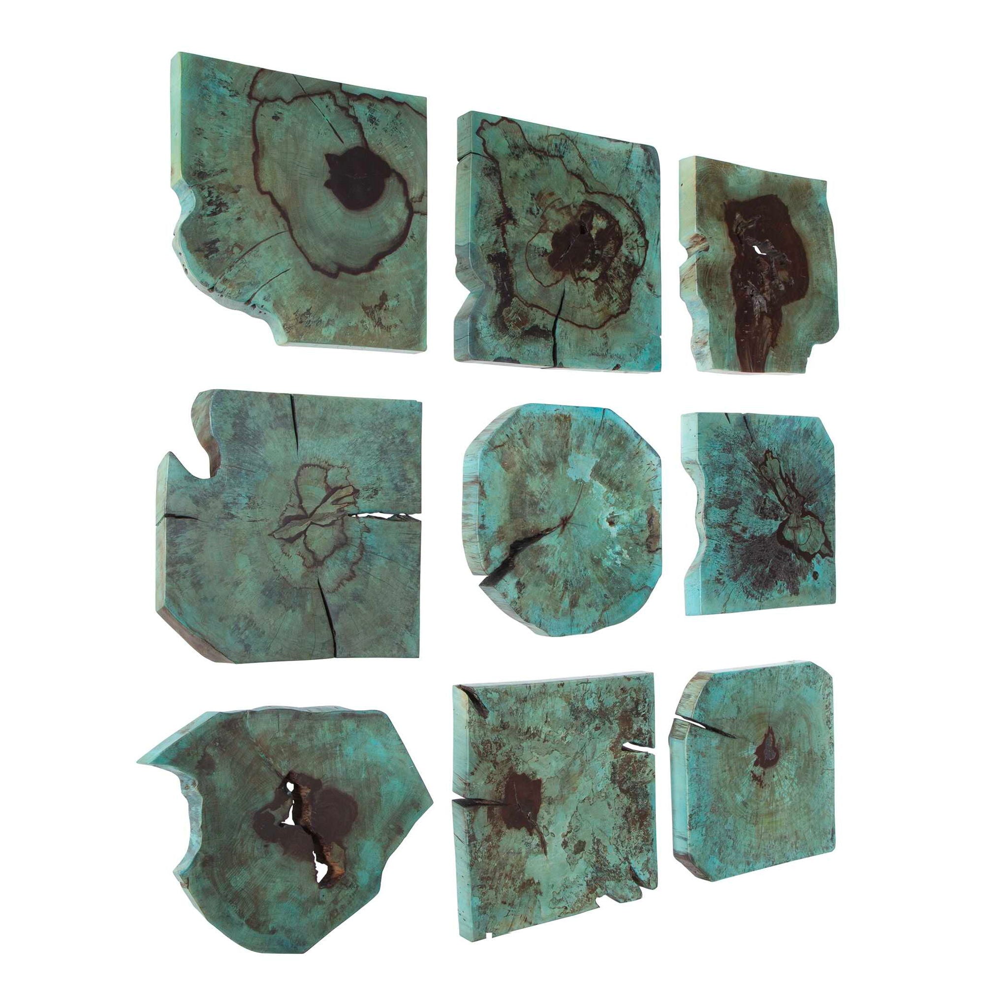 Bahati - Wood Wall Art (Set of 9)