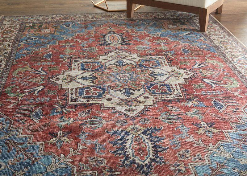 PERCY Collection - 39AHF Blue/Rust