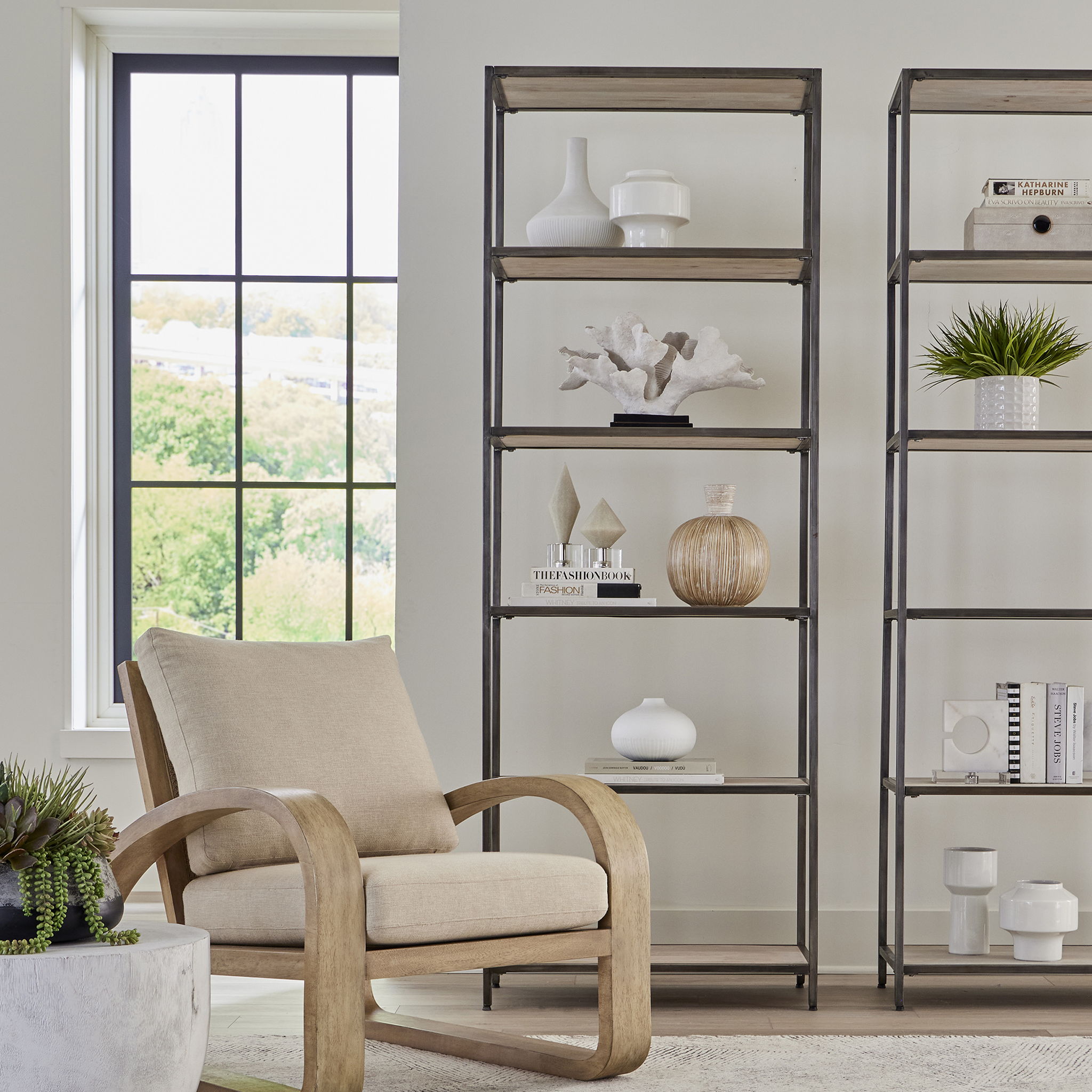 Baldwin - Industrial Etagere - Black