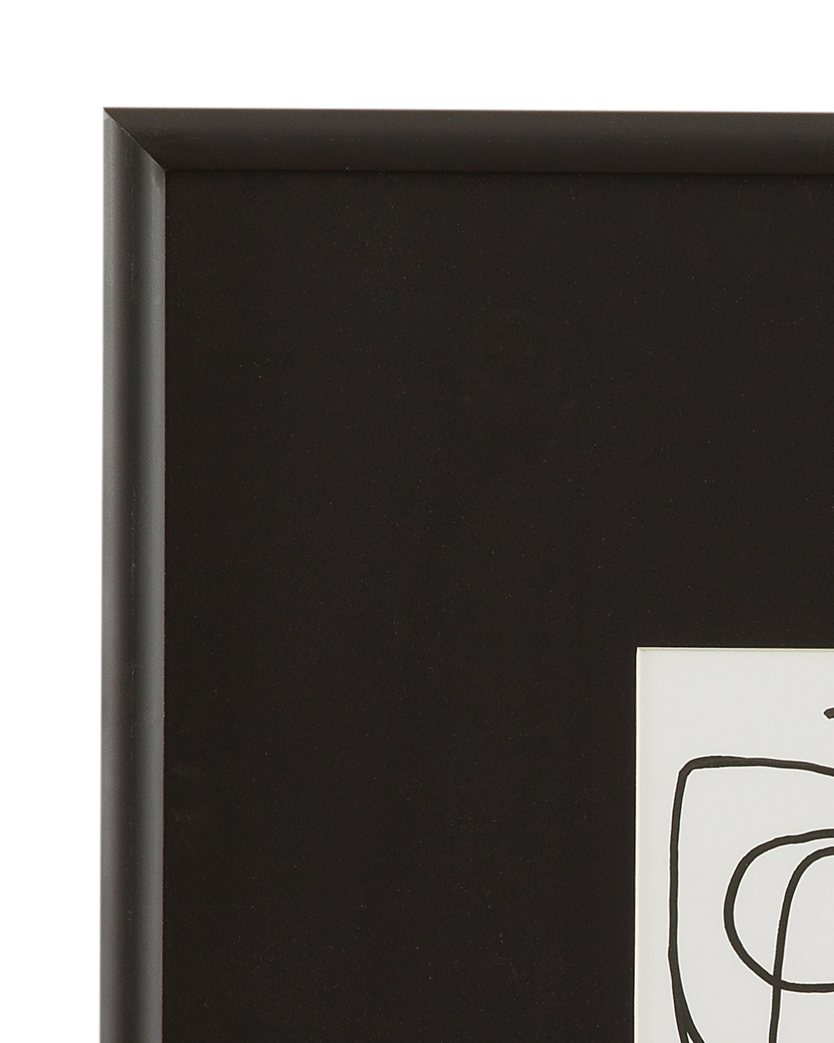 Form Study II Framed Print - Black