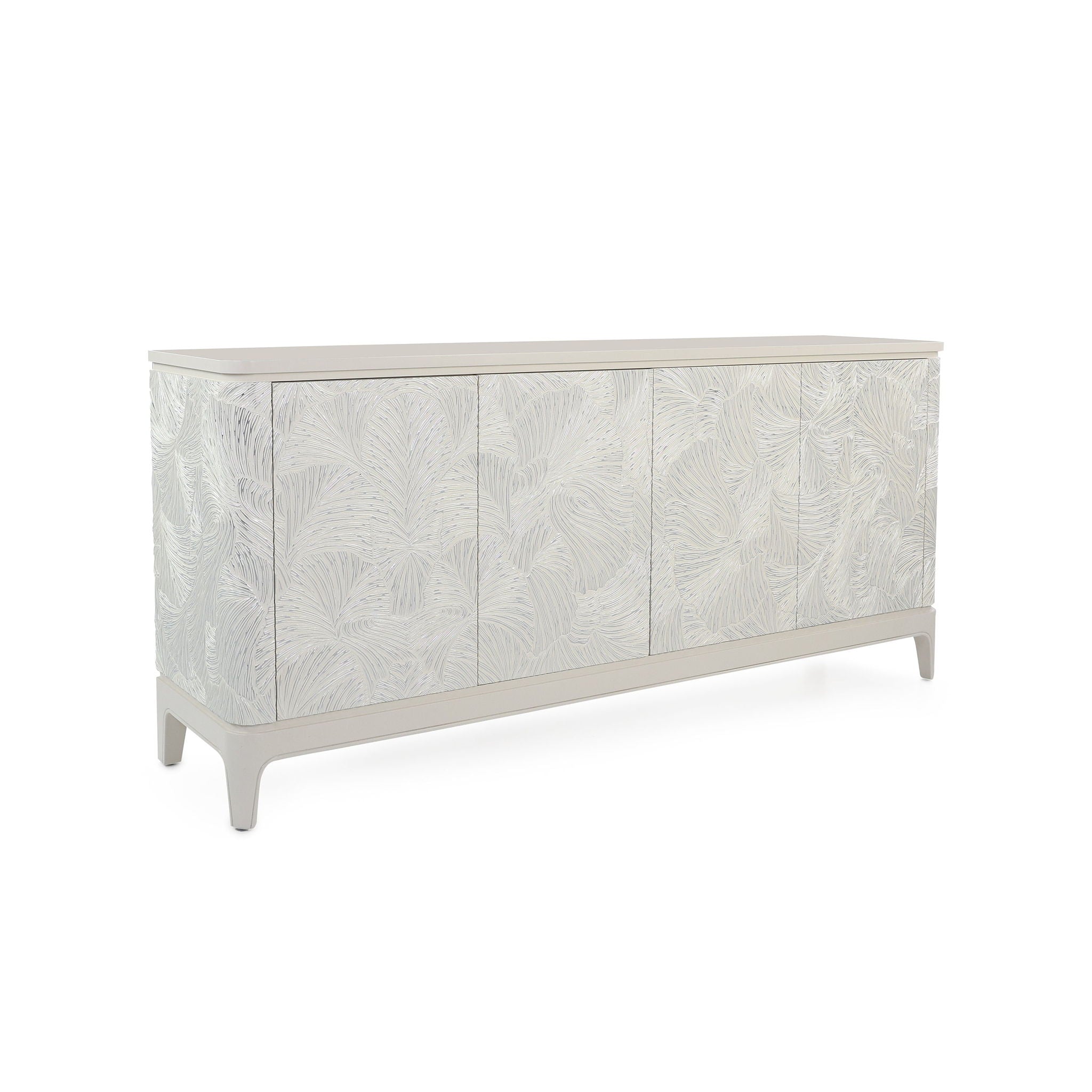 Ivory Palms Four-Door Credenza