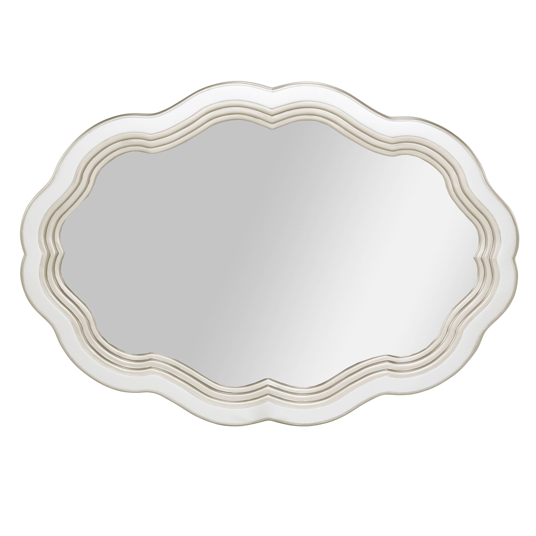 London Place - Wall Mirror - Creamy Pearl