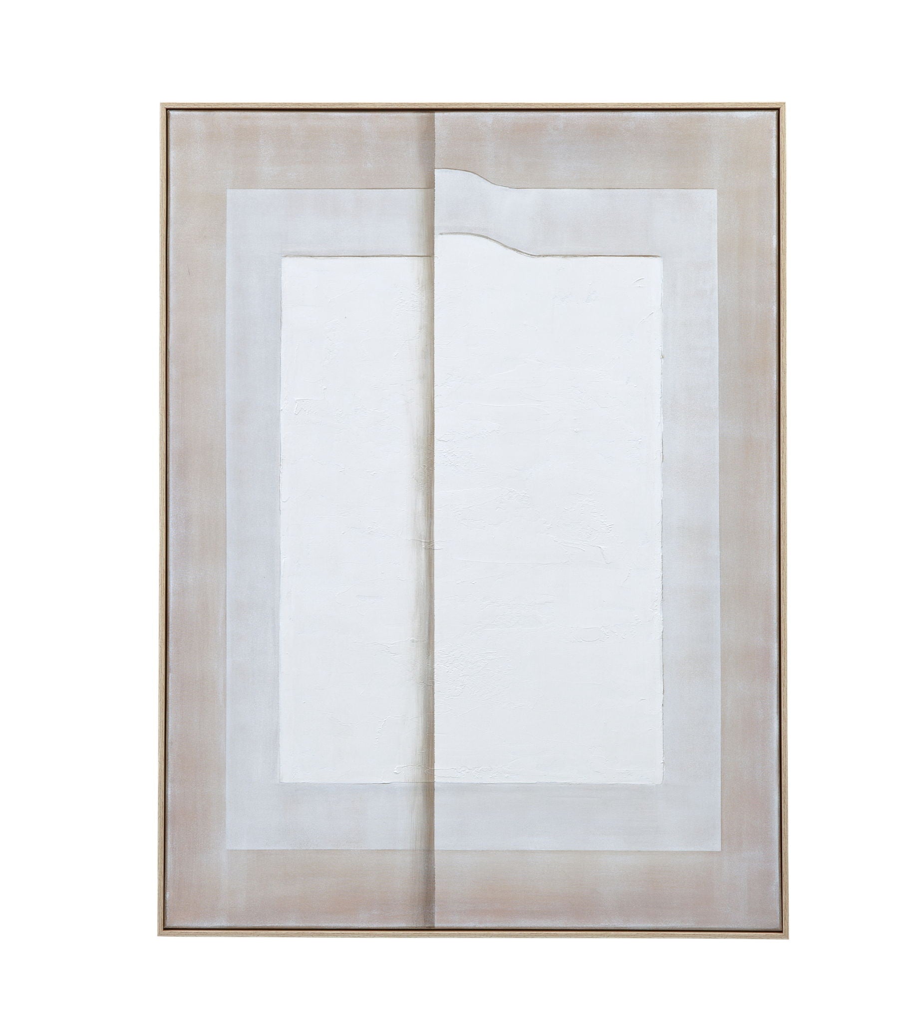 Fold II Canvas Art - Natural