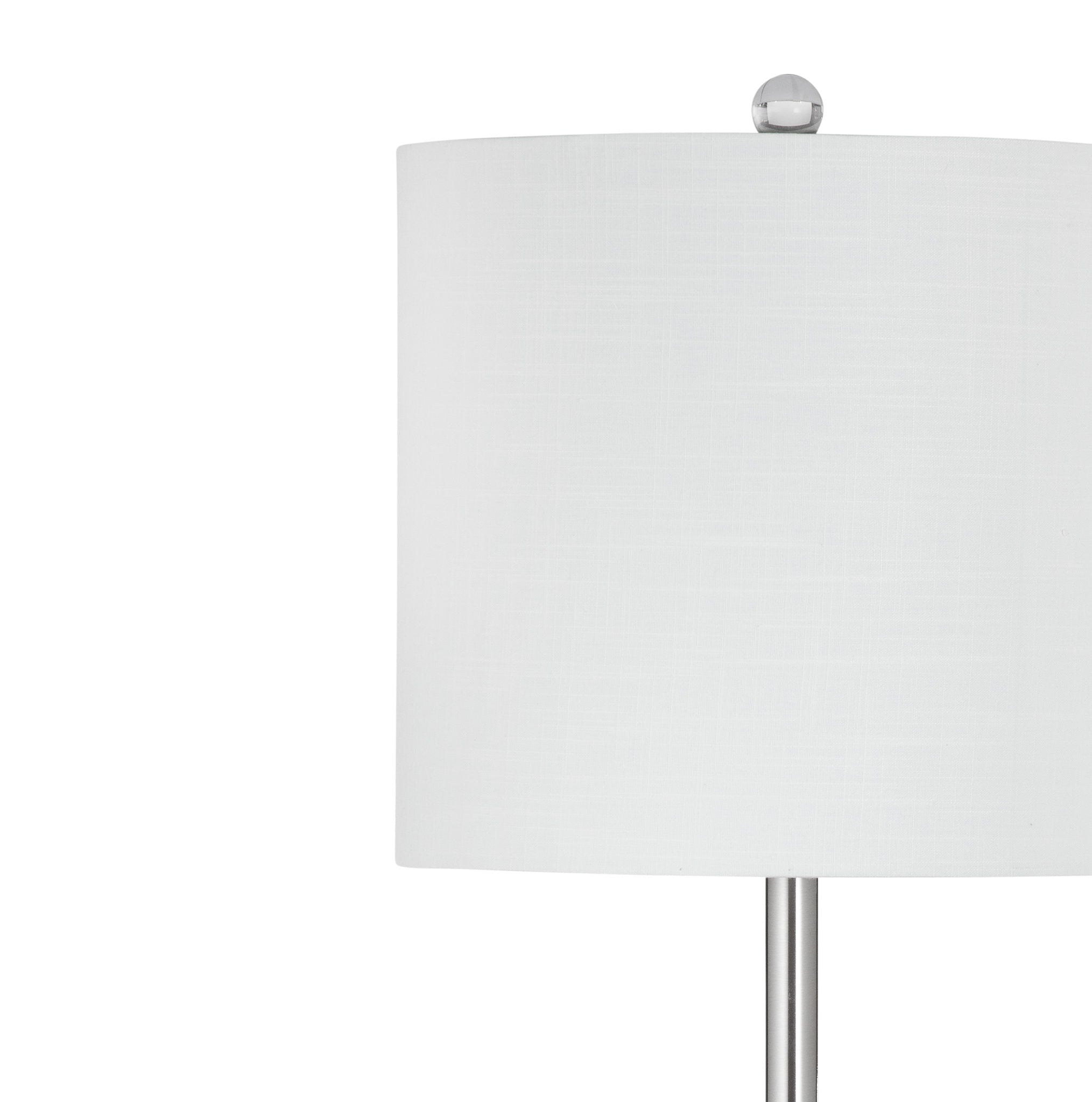 Radiant - Table Lamp - Clear Brushed Silver