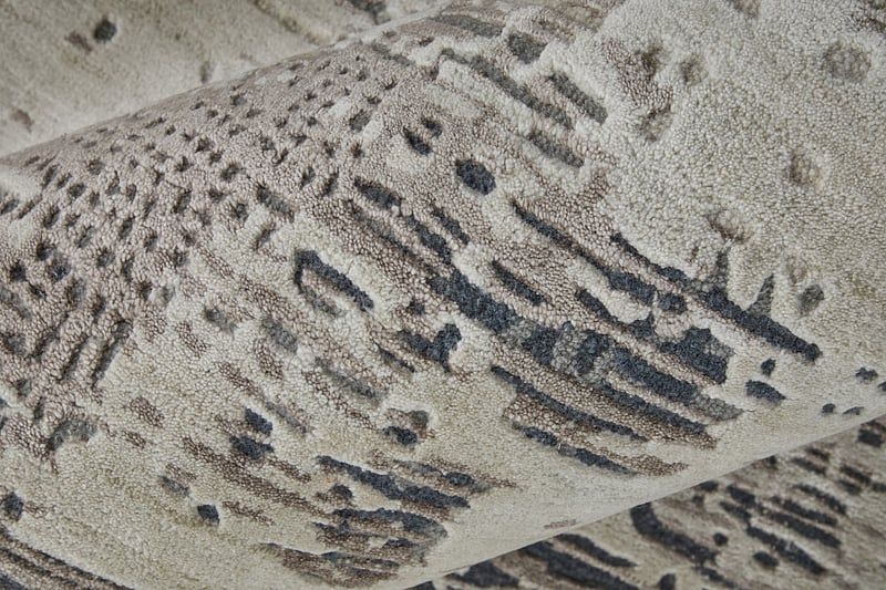 ZARAH Collection - 8917F Beige/Gray
