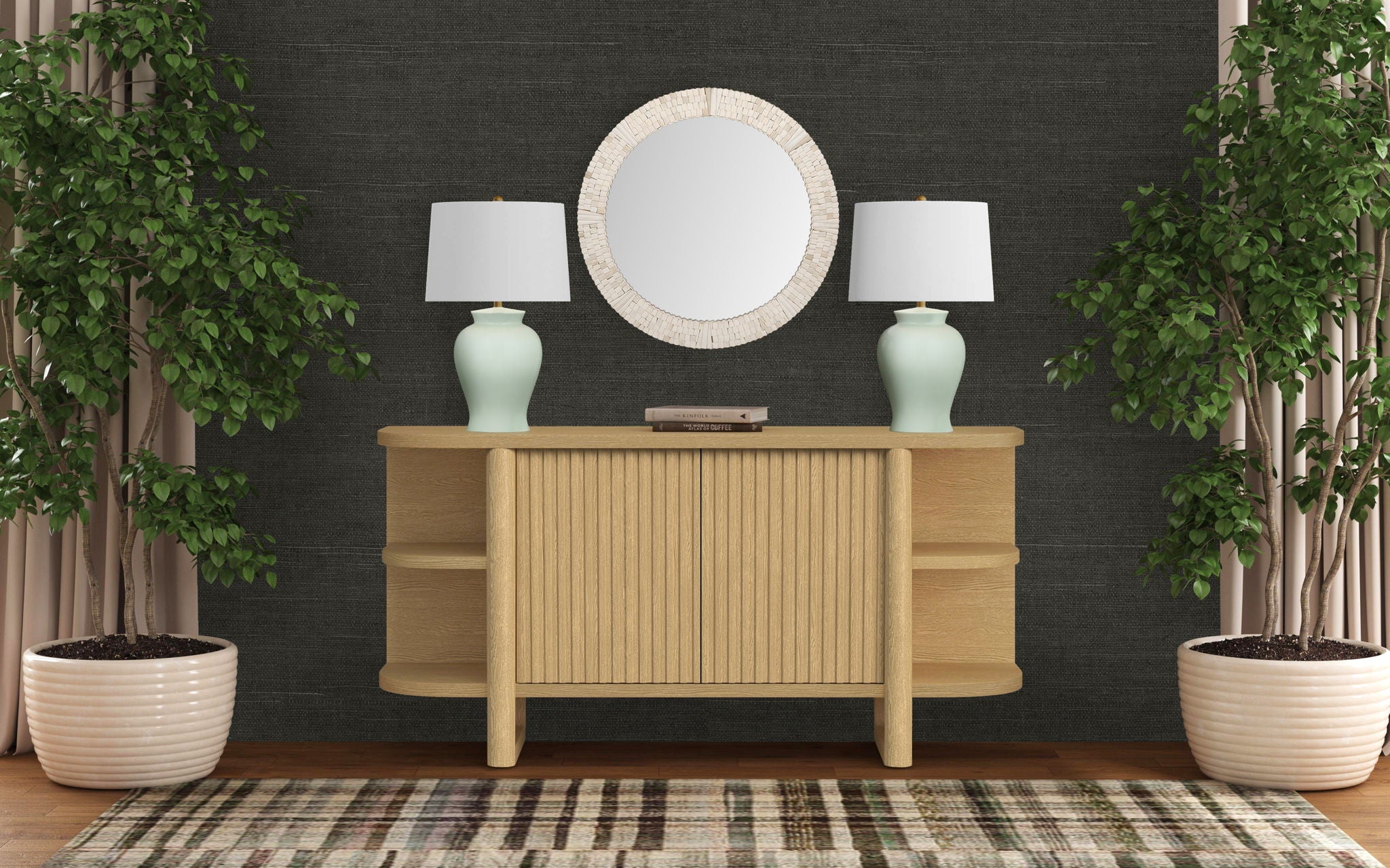 Getty - Wall Mirror - Cream