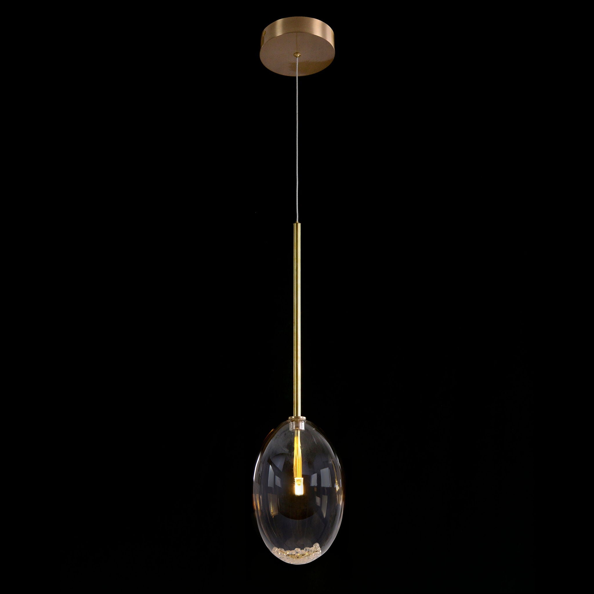 Echo: Glass Globe Single Droplight