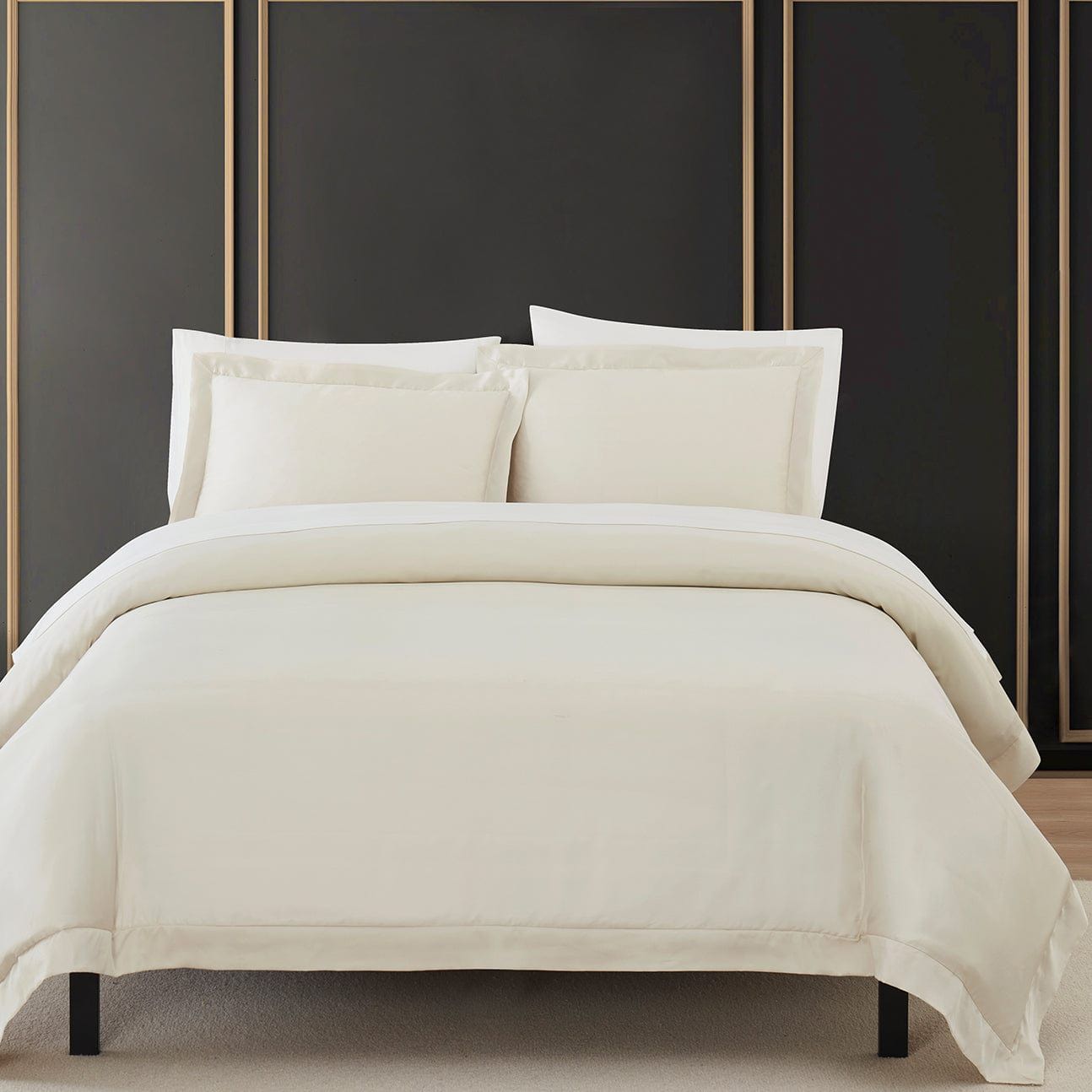 Lyocell - Queen Eucalyptus Duvet Cover Set (Set of 3) - Ivory