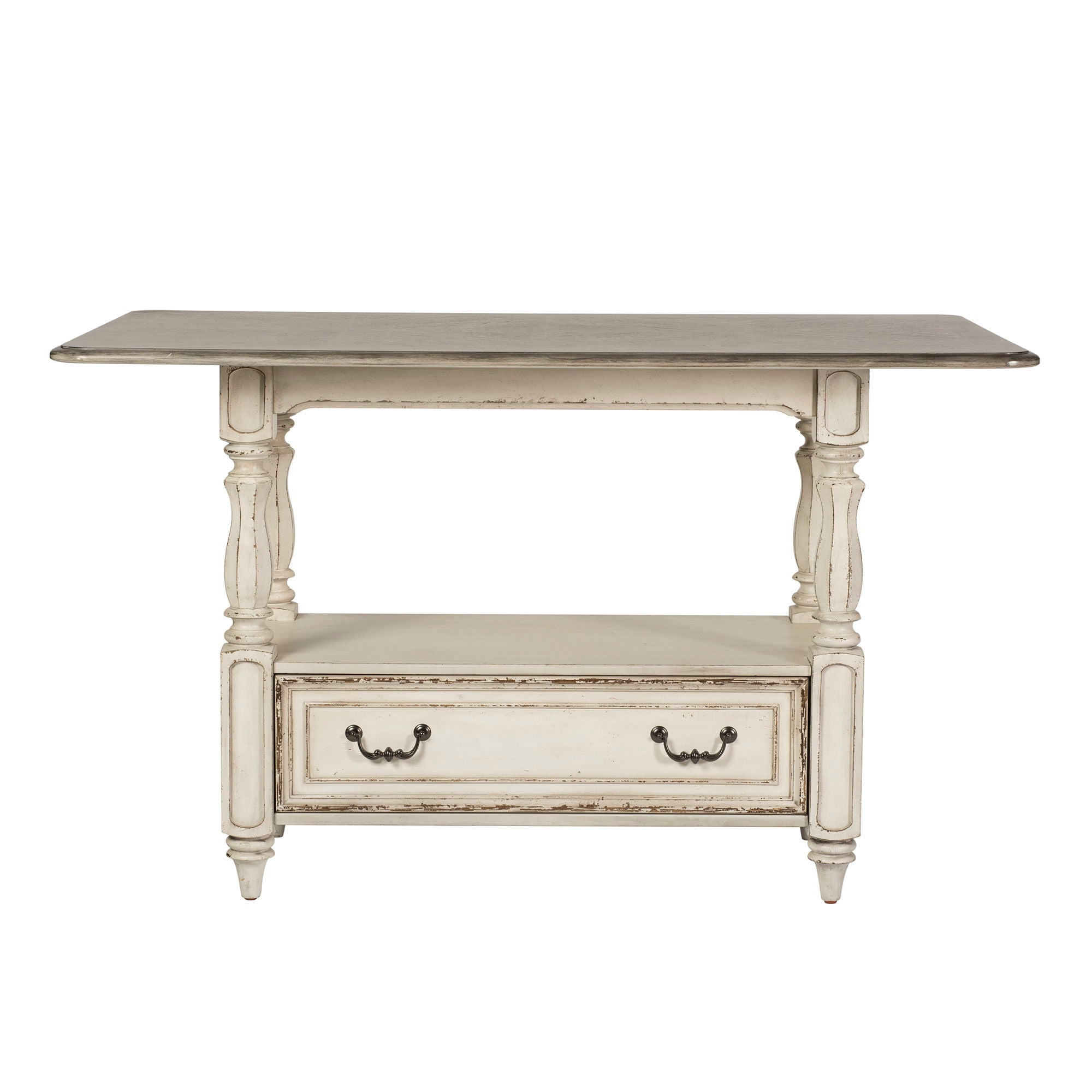Magnolia Manor - Gathering Table - Antique White