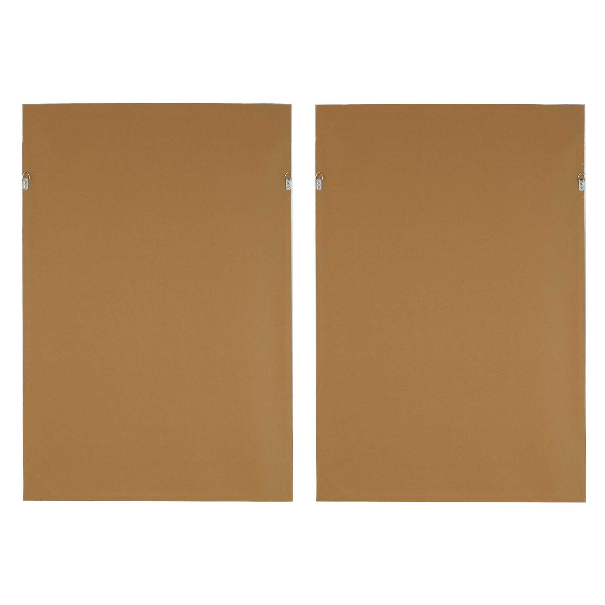 Velocity - Framed Abstract Prints (Set of 2) - Brown / Green / Red / White