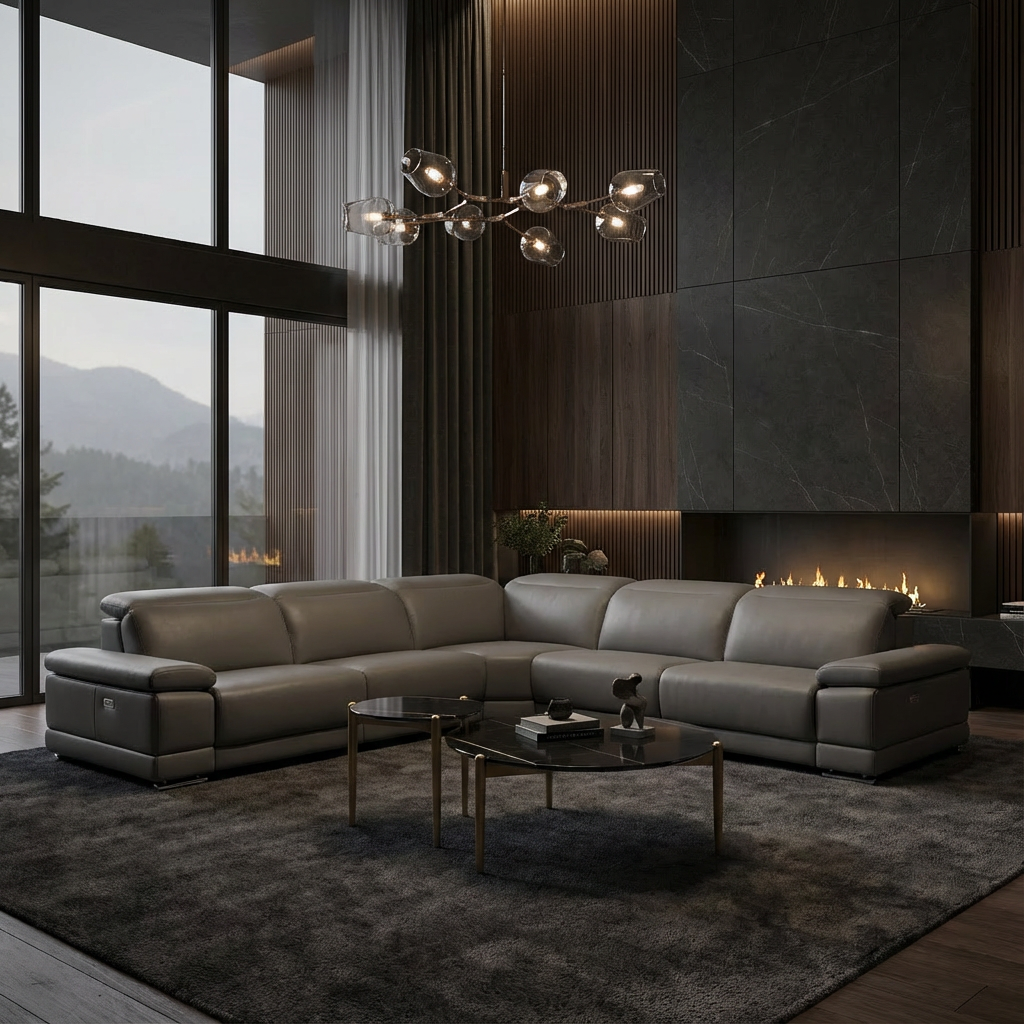 Escape Sectional 3 Recliners