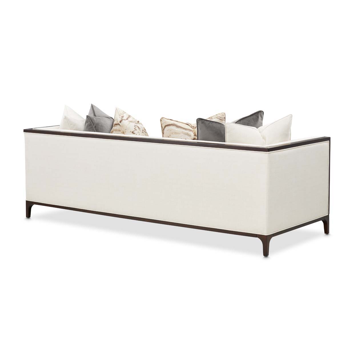 Belmont Place - Sofa - Cream / Espresso