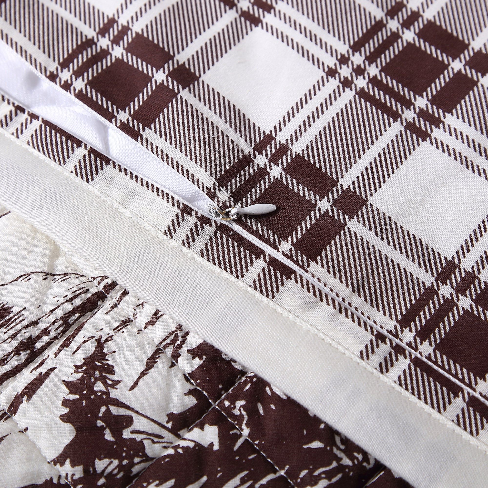 White Pine - Twin Reversible Quilt Set (Set of 2) - White