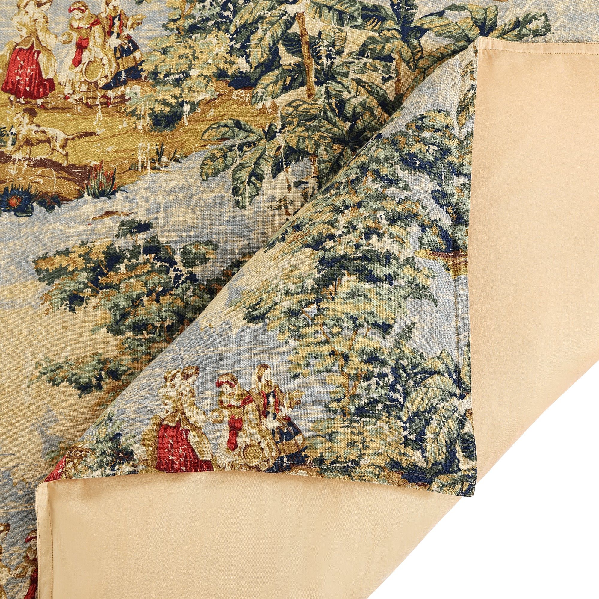 Provence - Queen Washed Linen Comforter Set (Set of 3) - Multi Color