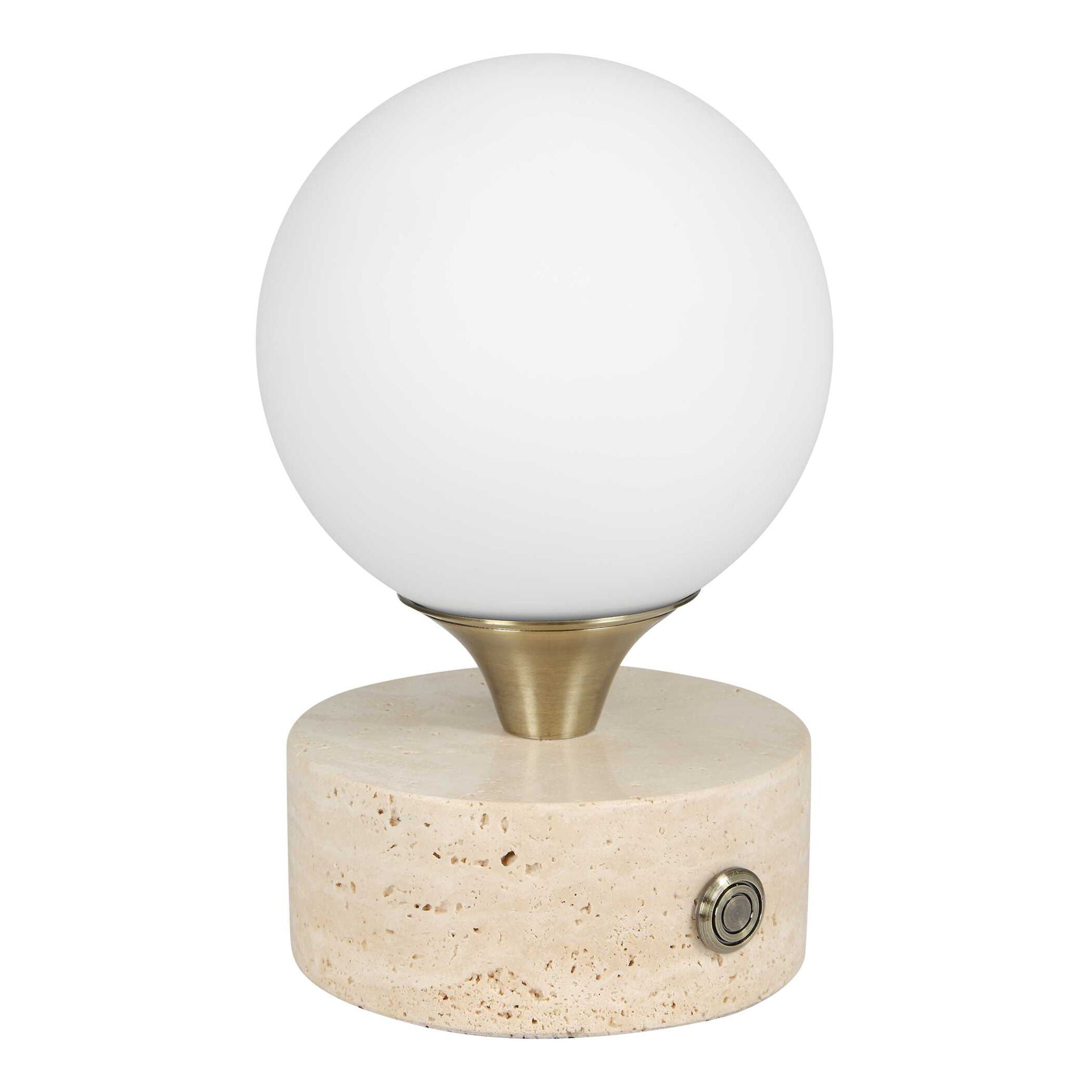 Abril - Rechargeable LED Accent Lamp - Brass,Gold