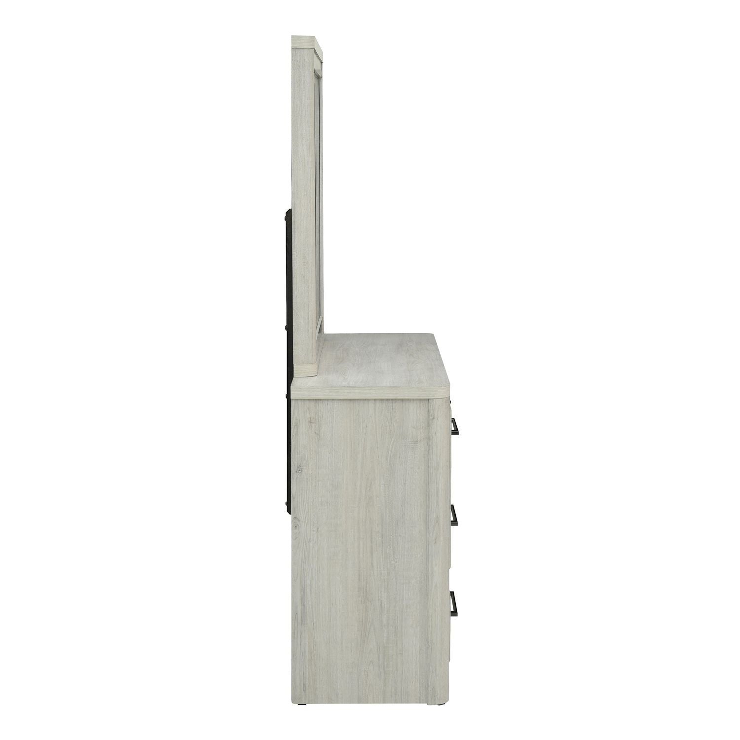 Modern Play - Dresser & Mirror - Natural White