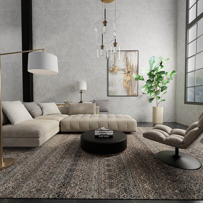 DAKOTA Collection - 69GHF Charcoal/Multi