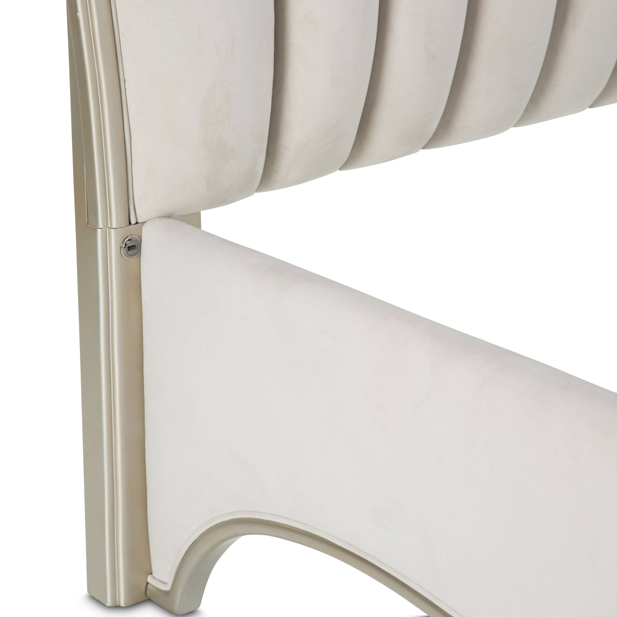 London Place - Velvet Panel Bed